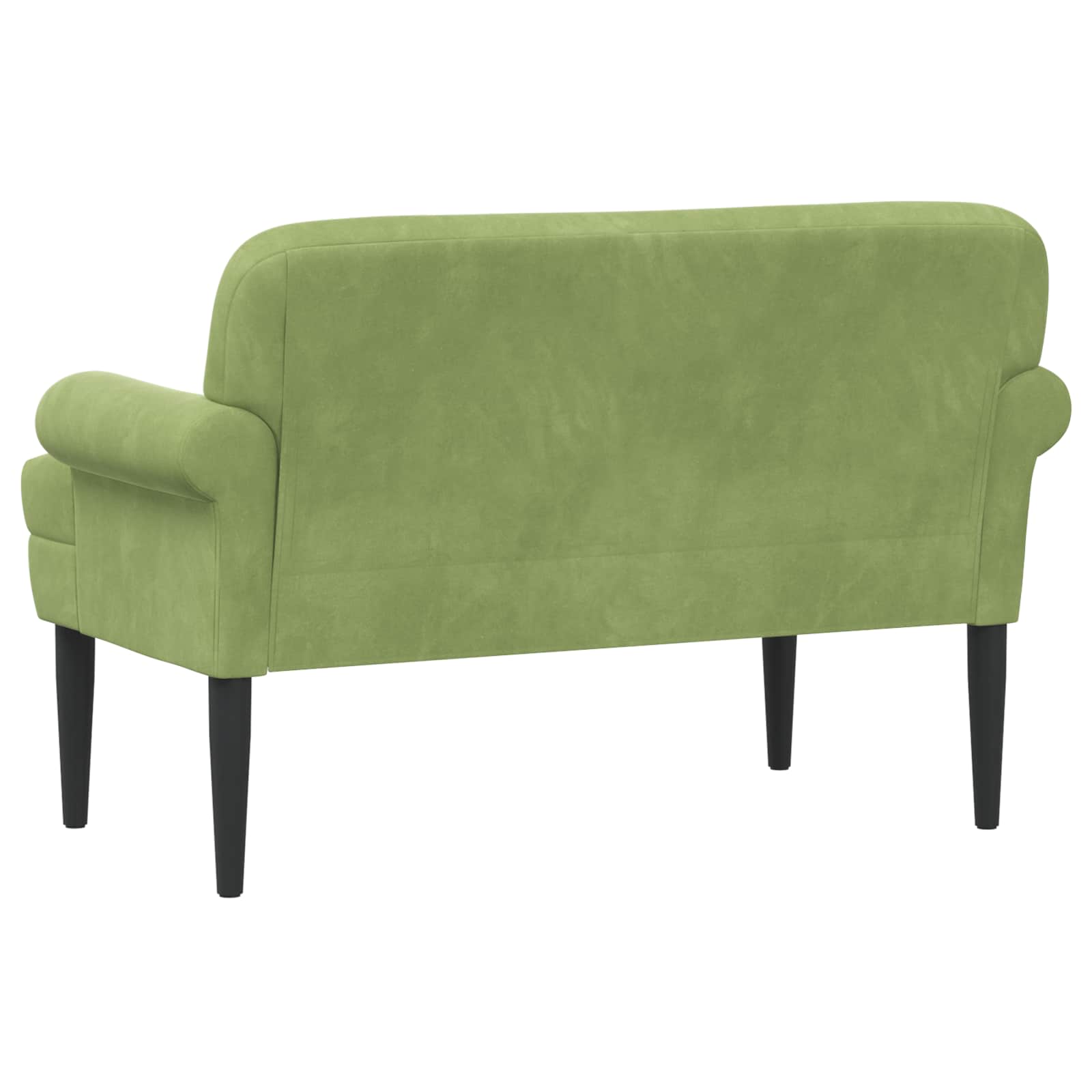 vidaXL Sofa dwuosobowa z guzikowym pikowaniem Jasnozielony Welur