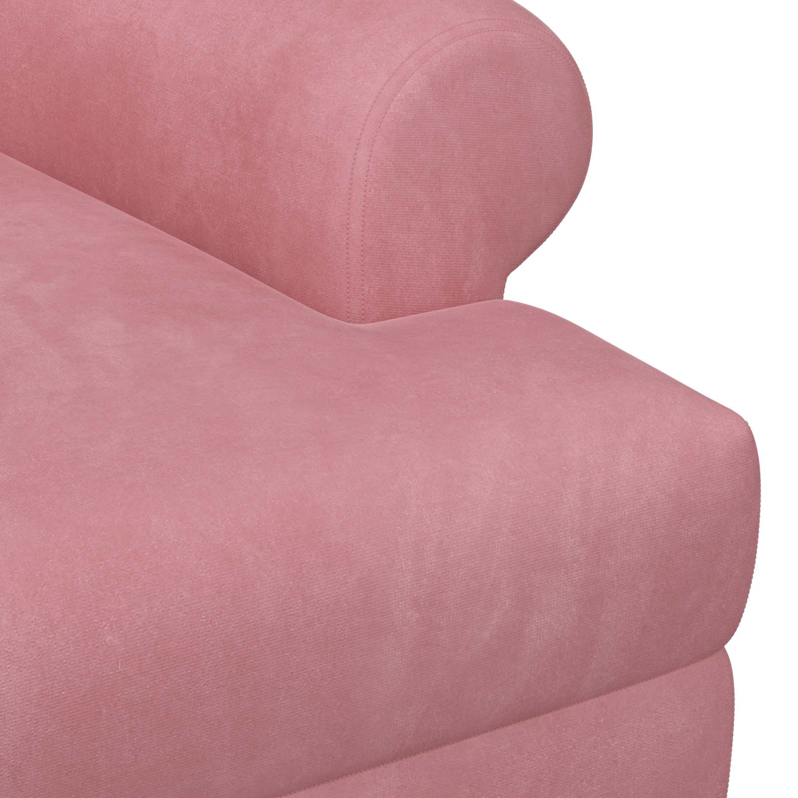 vidaXL Sofa dwuosobowa z guzikowym pikowaniem różowy 120 x 66 x 78 cm