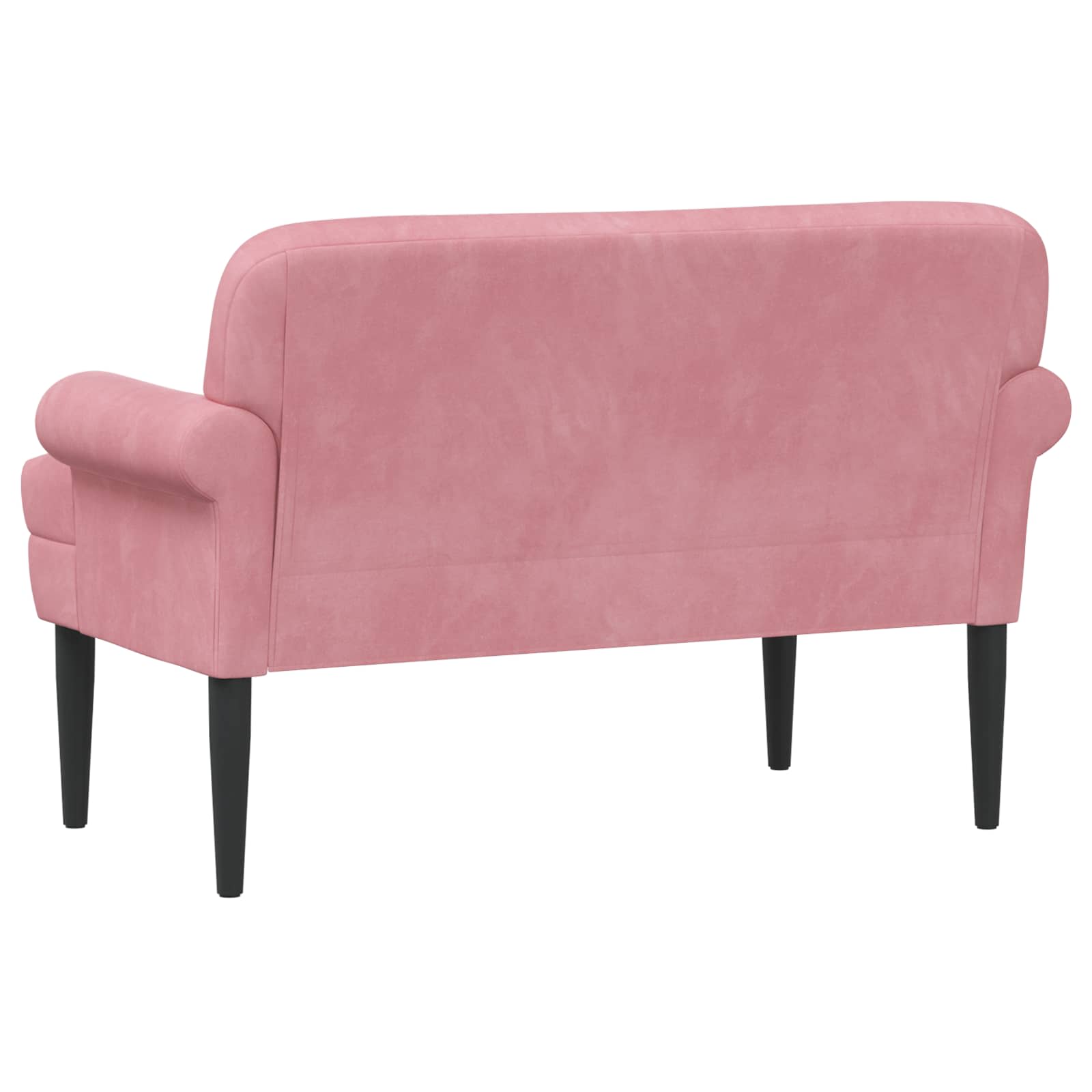 vidaXL Sofa dwuosobowa z guzikowym pikowaniem różowy 120 x 66 x 78 cm