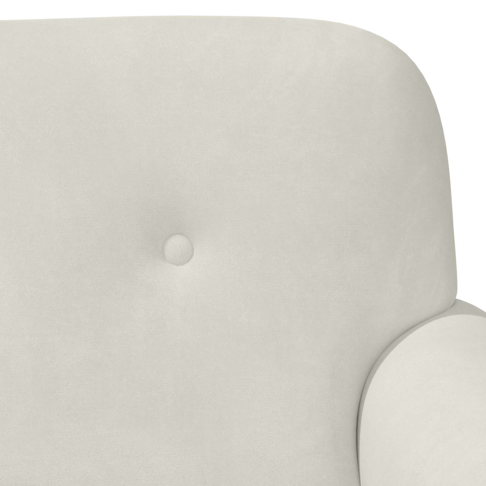 vidaXL Sofa dwuosobowa z guzikowym pikowaniem kremowy 120 x 66 x 78 cm
