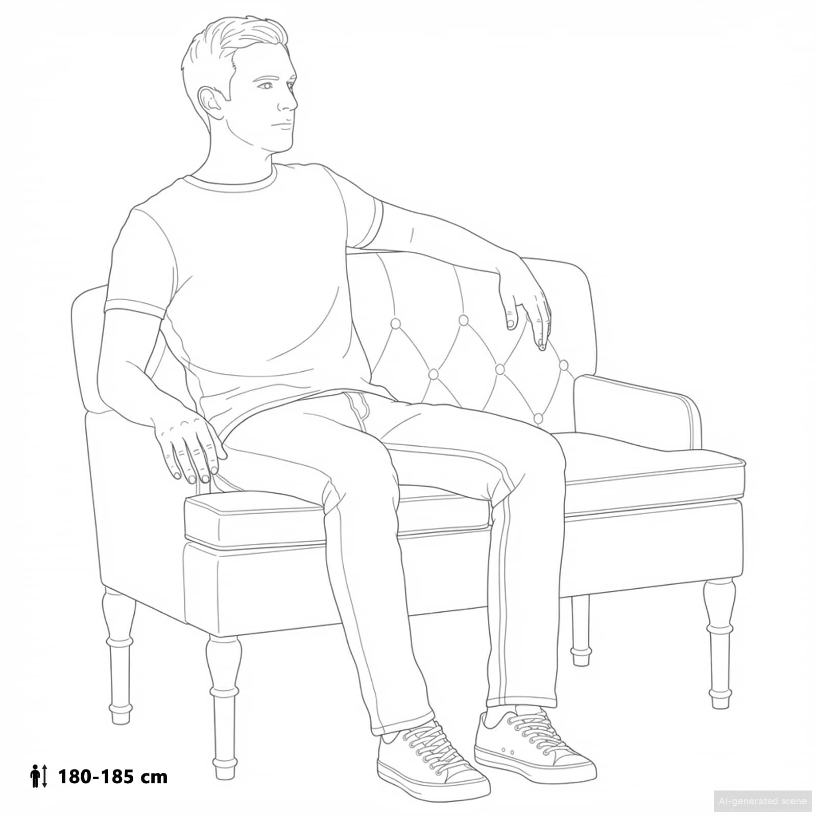 vidaXL Sofa dwuosobowa z guzikowym pikowaniem jasnoszary Welur