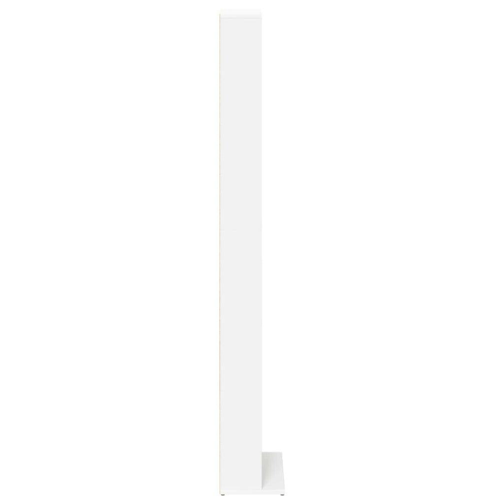 vidaXL Kabinet na płyty CD Biały 33 x 23,5 x 175 cm
