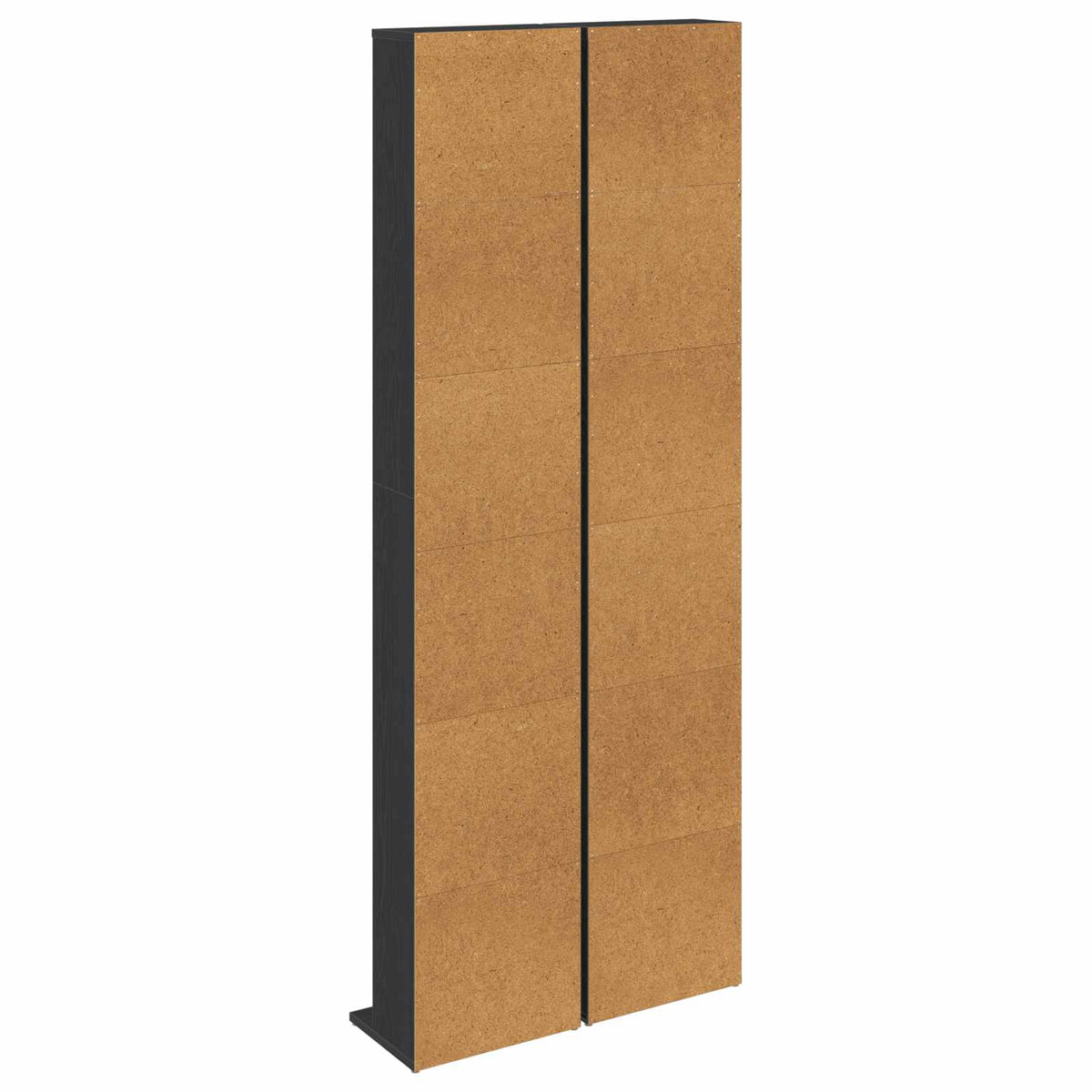 vidaXL Kabinet na płyty CD 2 szt. Czarny dąb 33 x 23,5 x 175 cm