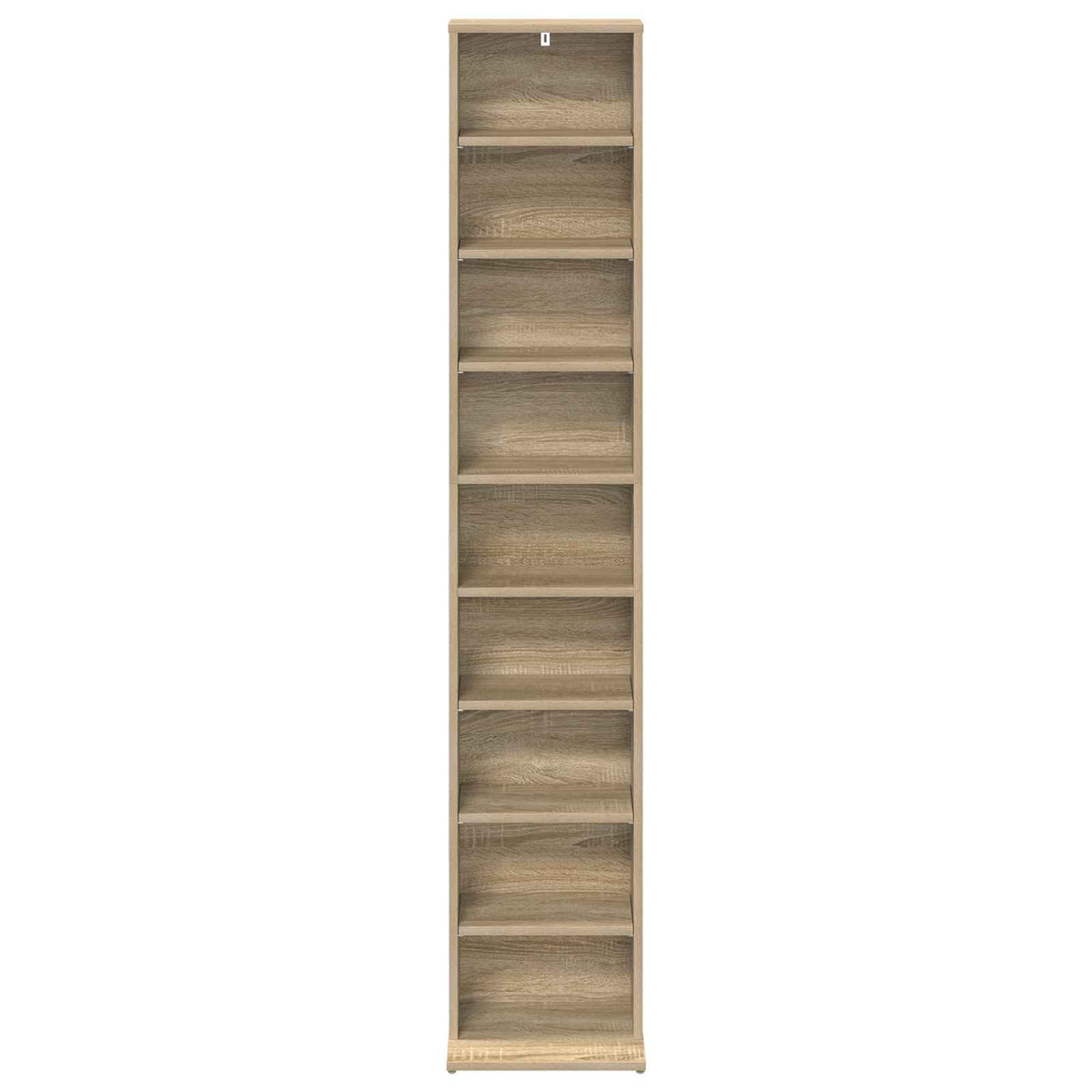 vidaXL Kabinet na płyty CD dąb Sonoma 33 x 23,5 x 175 cm