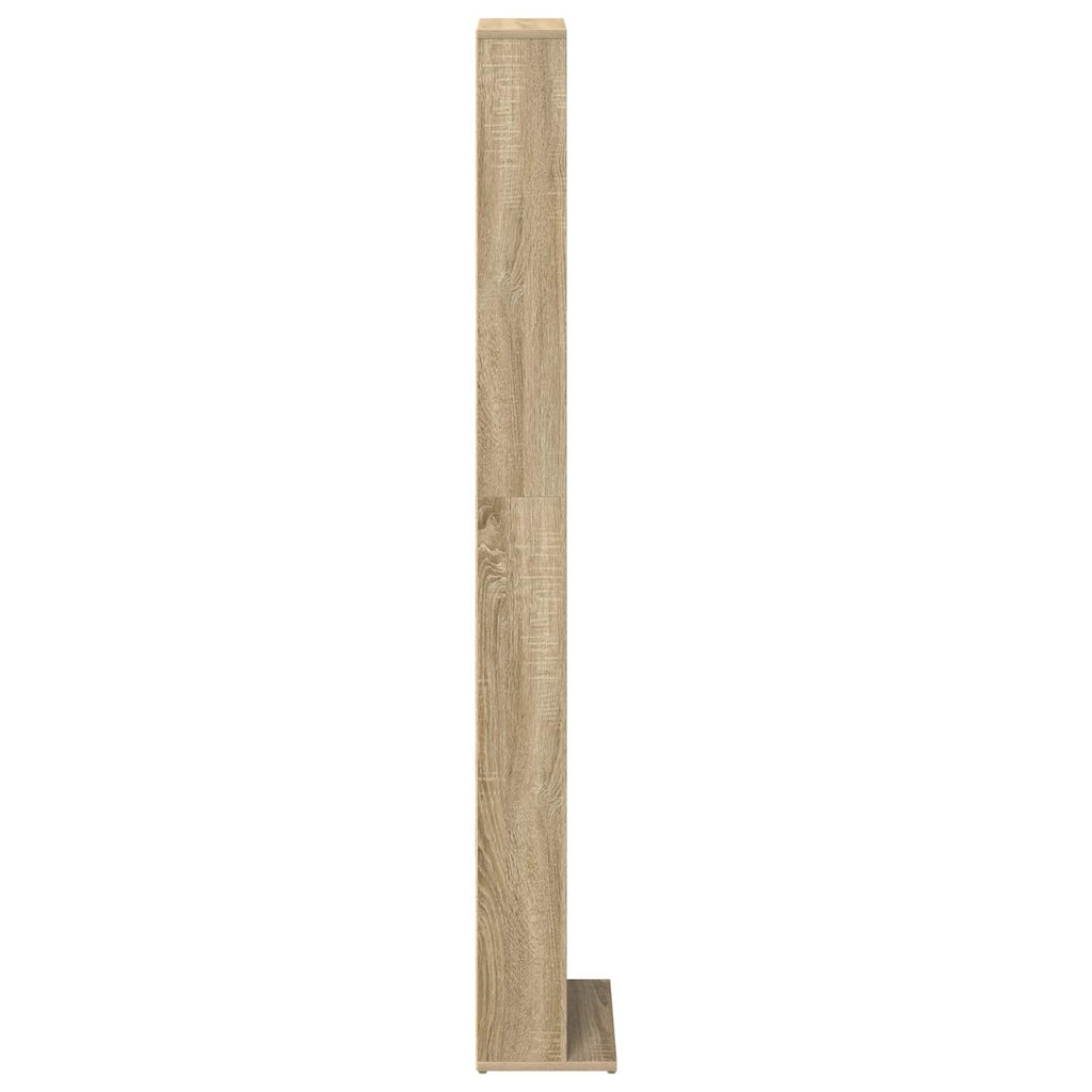 vidaXL Kabinet na płyty CD dąb Sonoma 33 x 23,5 x 175 cm