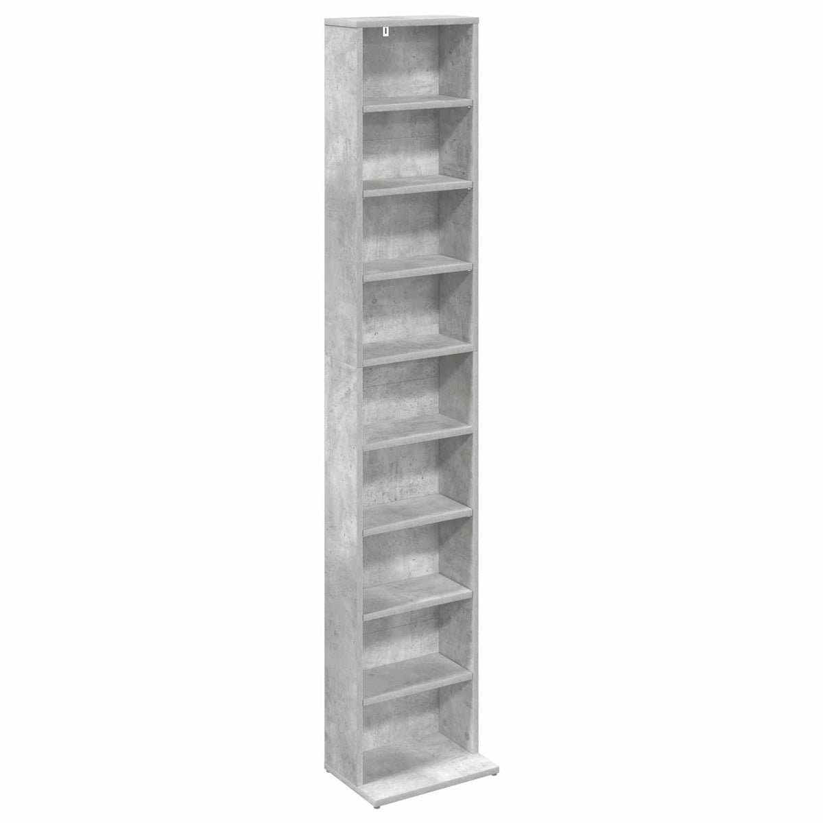vidaXL Kabinet na płyty CD 2 szt. Betonowy szary 33 x 23,5 x 175 cm