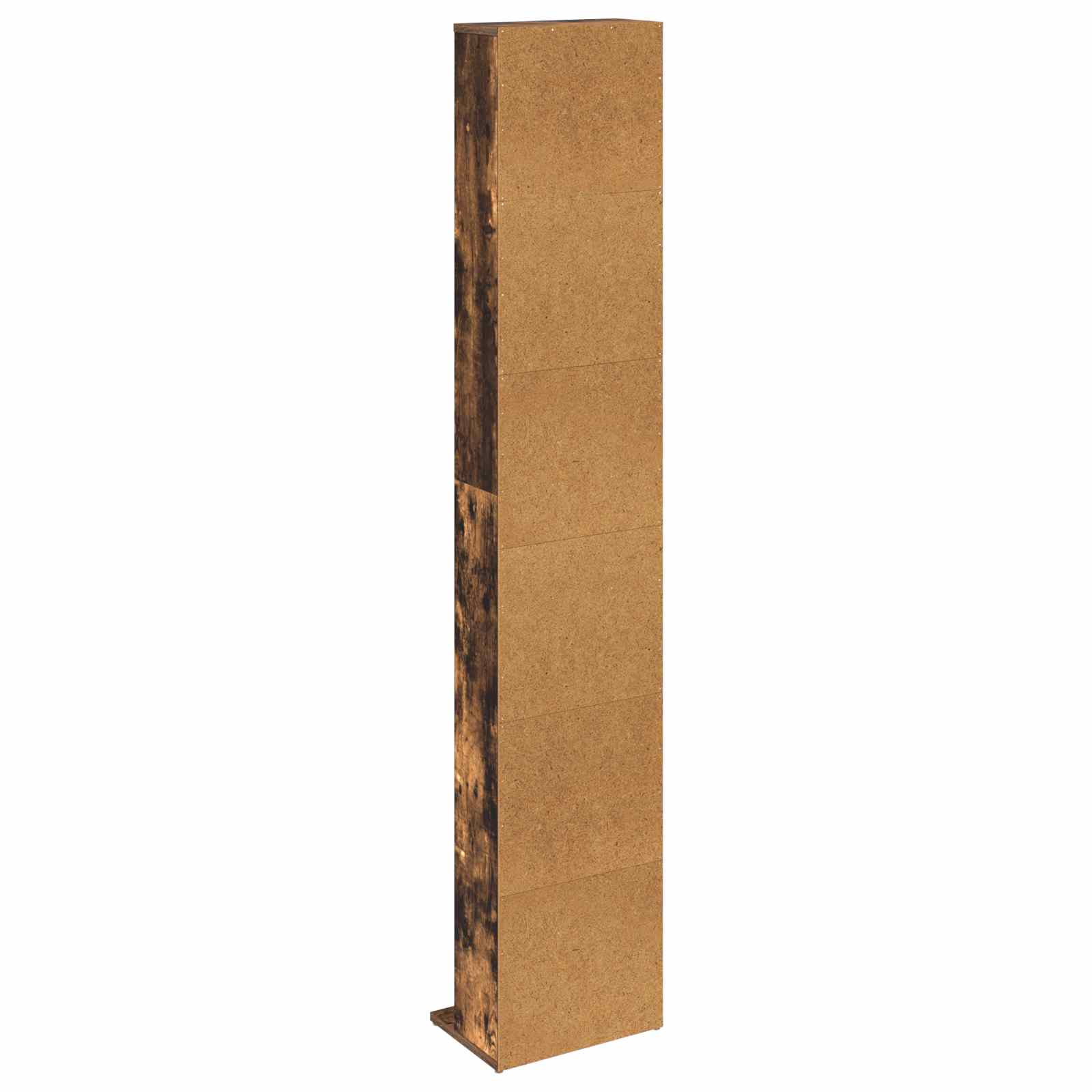 vidaXL Kabinet na płyty CD Dąb wędzony 33 x 23,5 x 175 cm