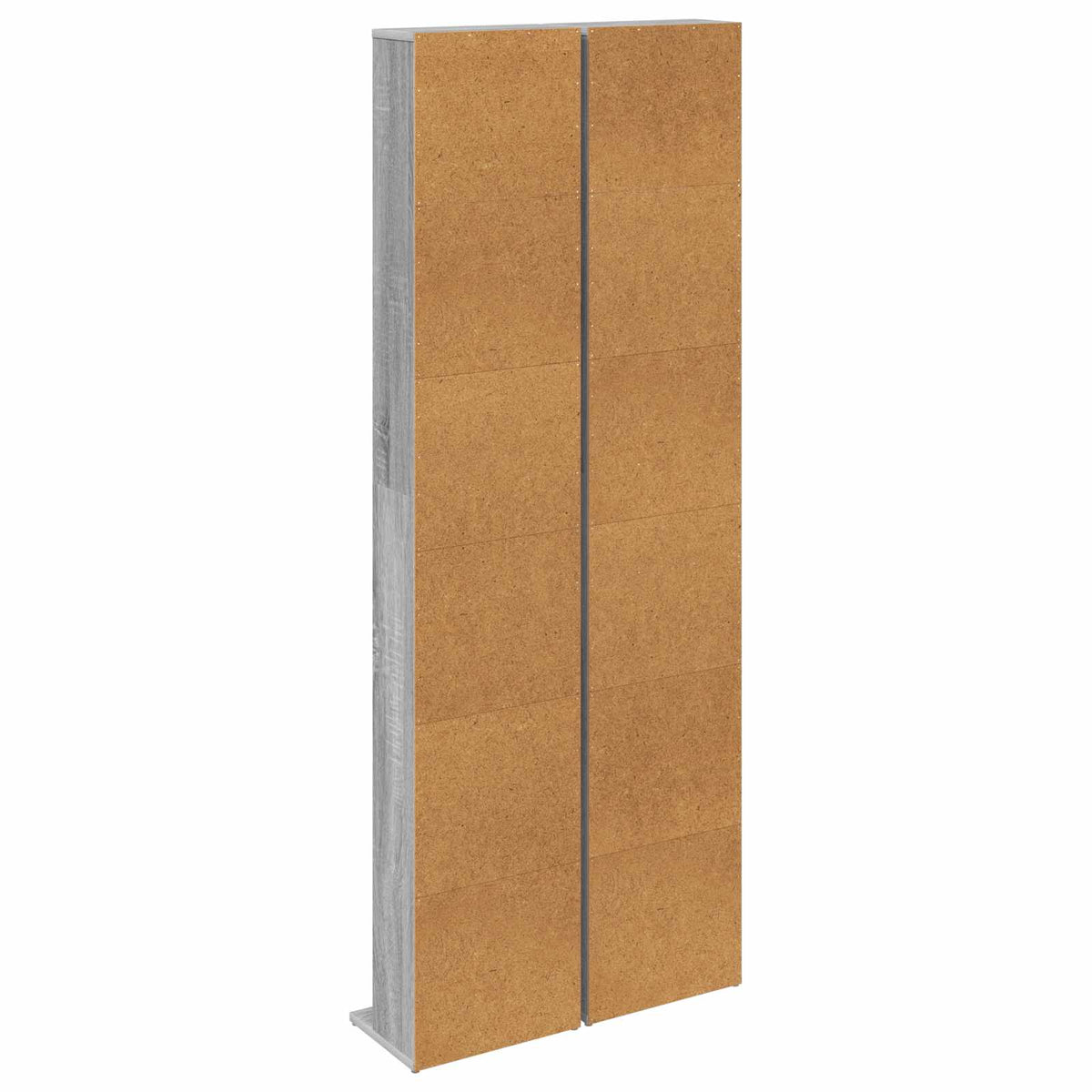 vidaXL Kabinet na płyty CD 2 szt. Szary Sonoma 33 x 23,5 x 175 cm