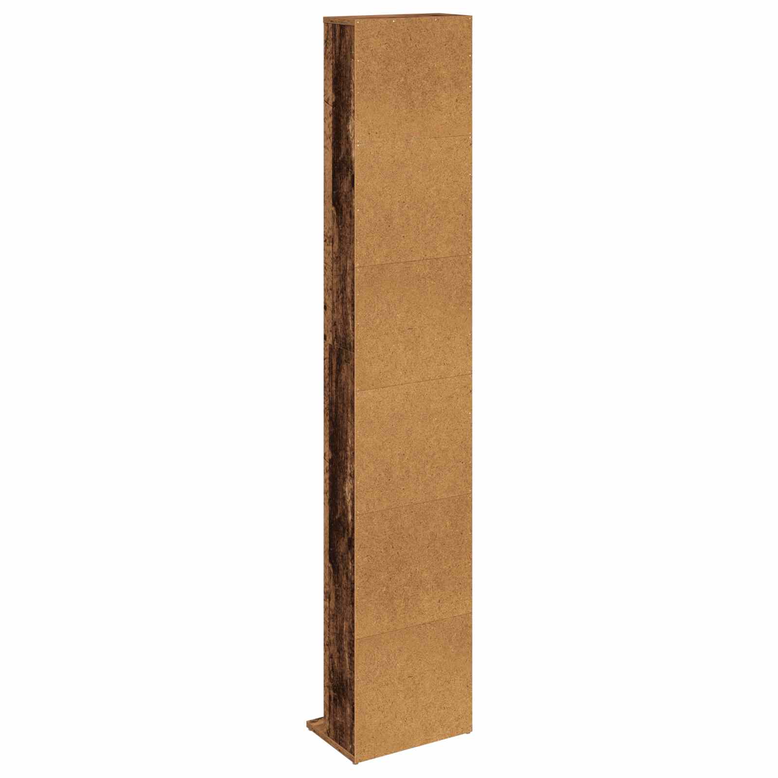 vidaXL Kabinet na płyty CD Stare drewno 33 x 23,5 x 175 cm