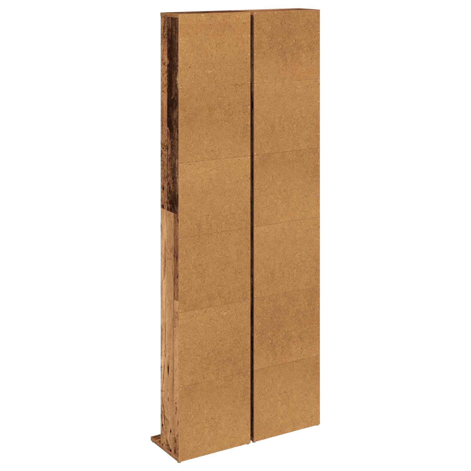 vidaXL Kabinet na płyty CD 2 szt. Stare drewno 33 x 23,5 x 175 cm