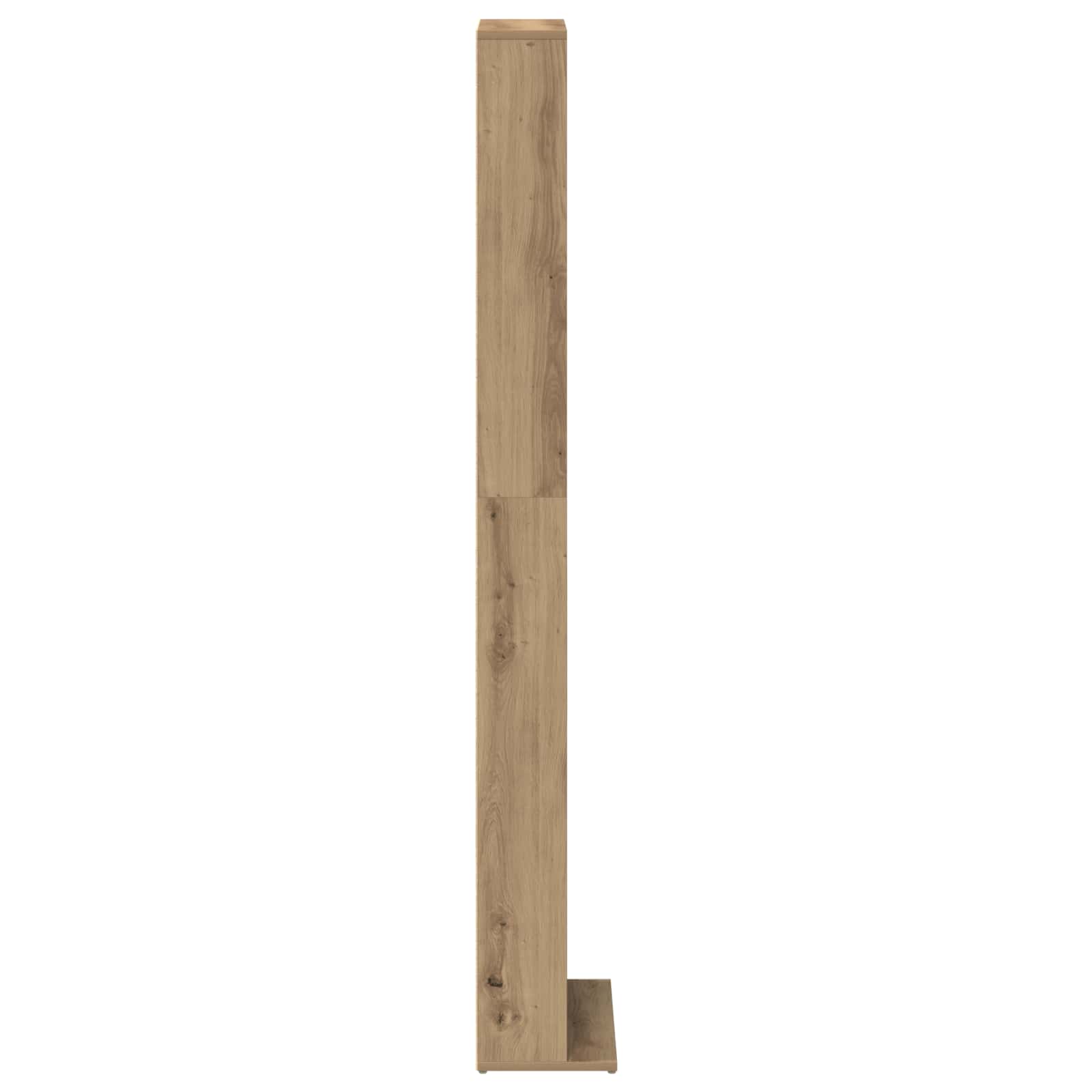 vidaXL Kabinet na płyty CD Dąb artisan 33 x 23,5 x 175 cm