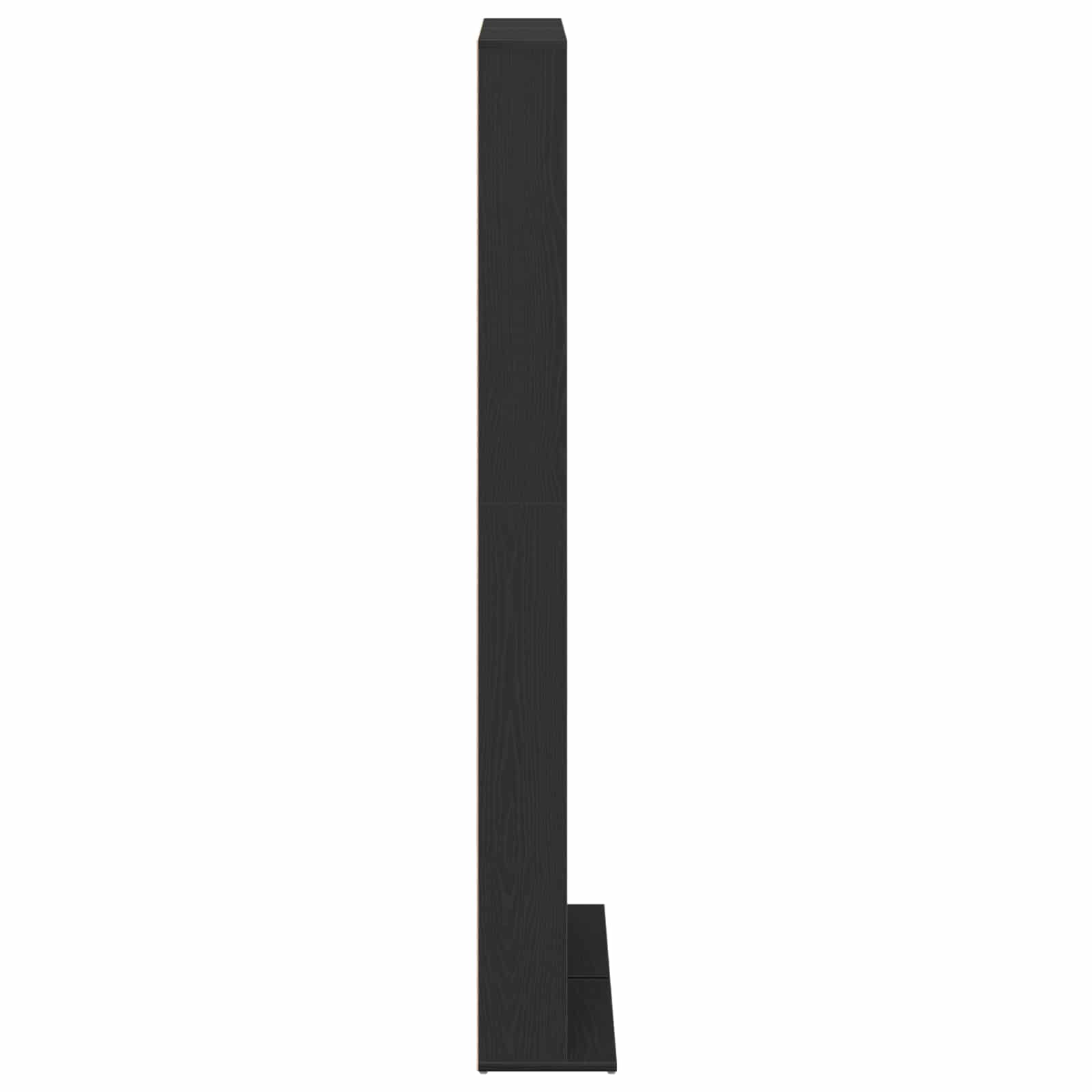 vidaXL Kabinet na płyty CD Czarny dąb 65 x 23,5 x 175 cm