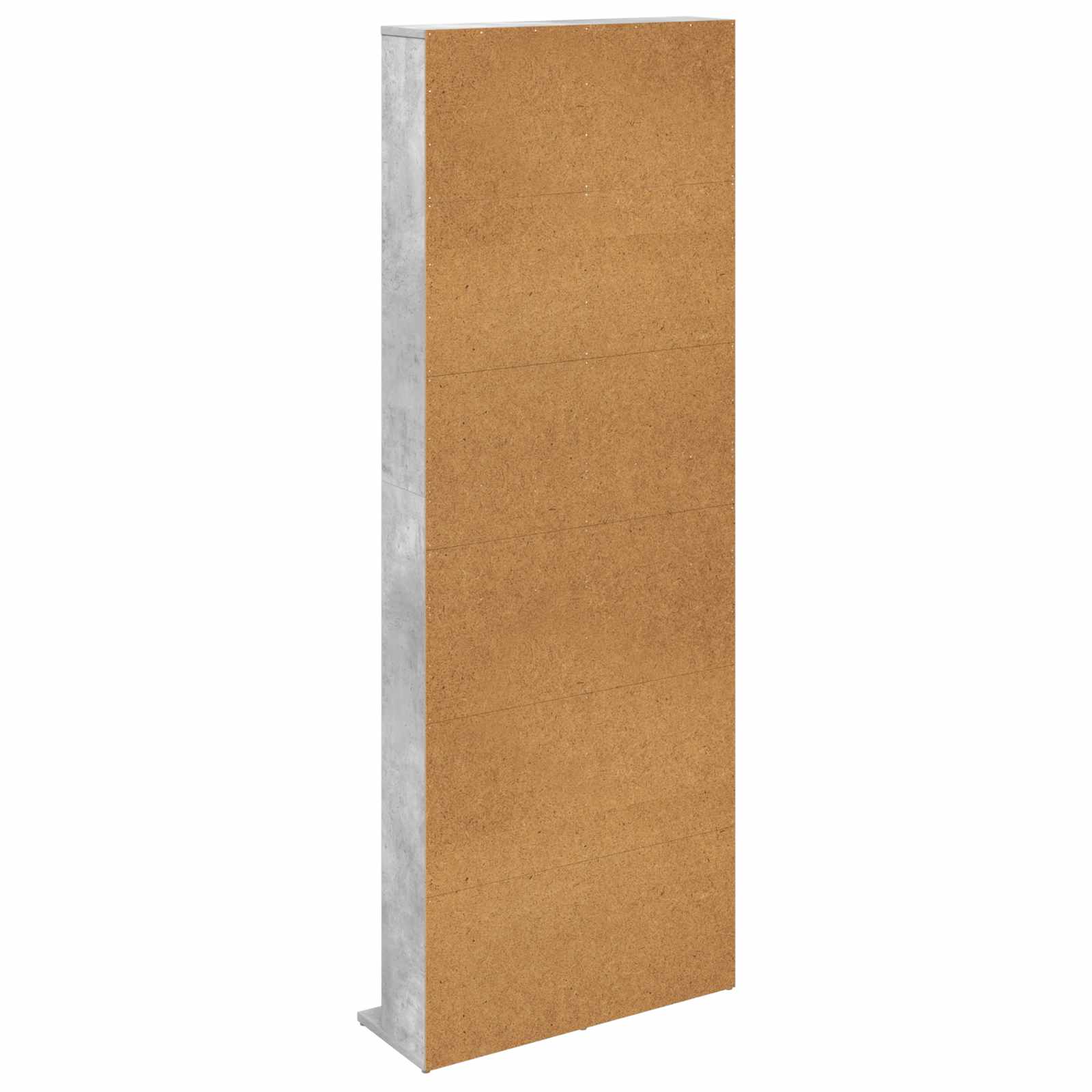 vidaXL Kabinet na płyty CD Betonowy szary 65 x 23,5 x 175 cm