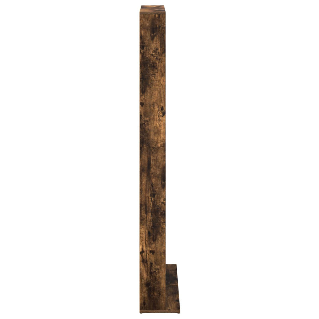 vidaXL Kabinet na płyty CD Dąb wędzony 65 x 23,5 x 175 cm