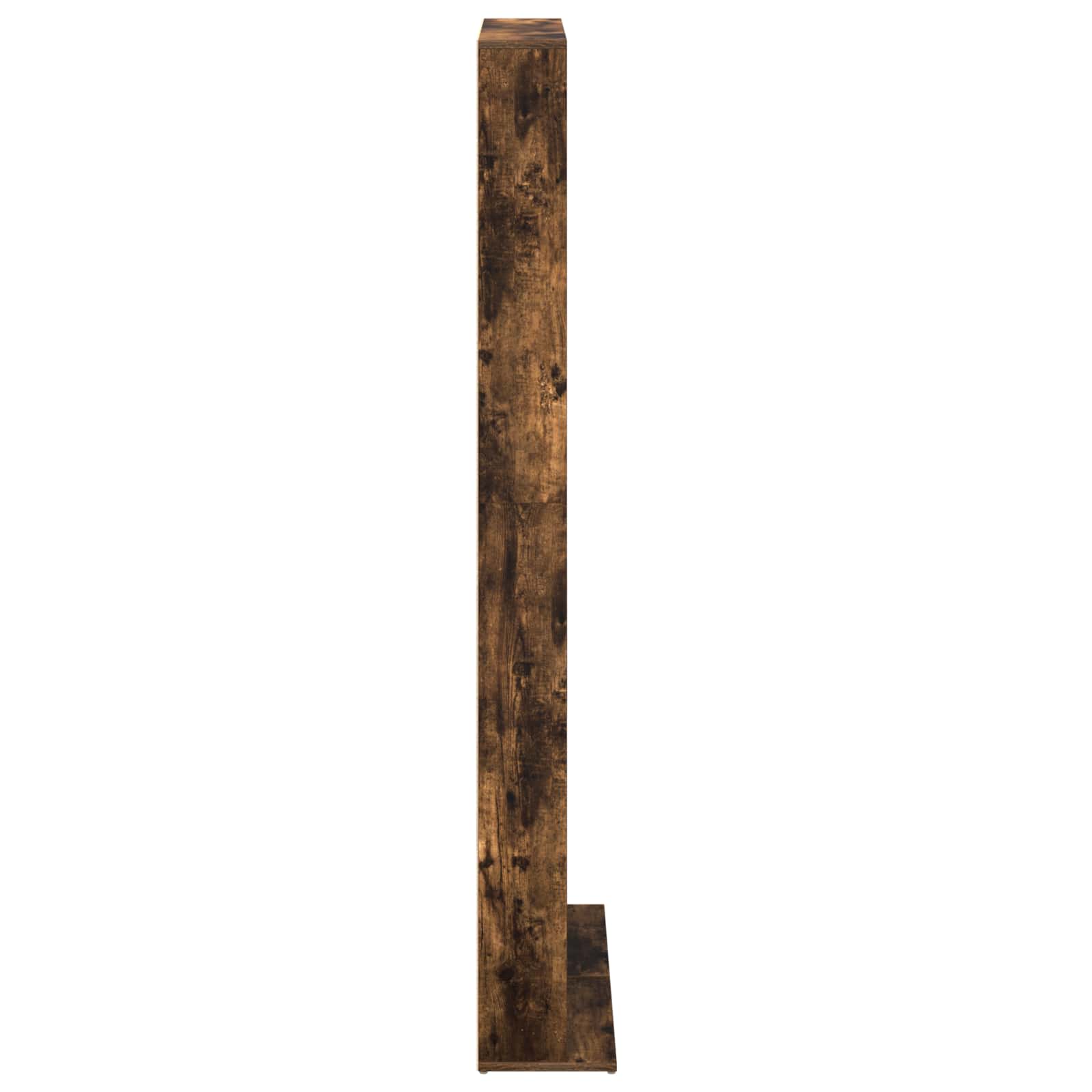 vidaXL Kabinet na płyty CD Dąb wędzony 65 x 23,5 x 175 cm