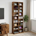 vidaXL Kabinet na płyty CD Stare drewno 65 x 23,5 x 175 cm