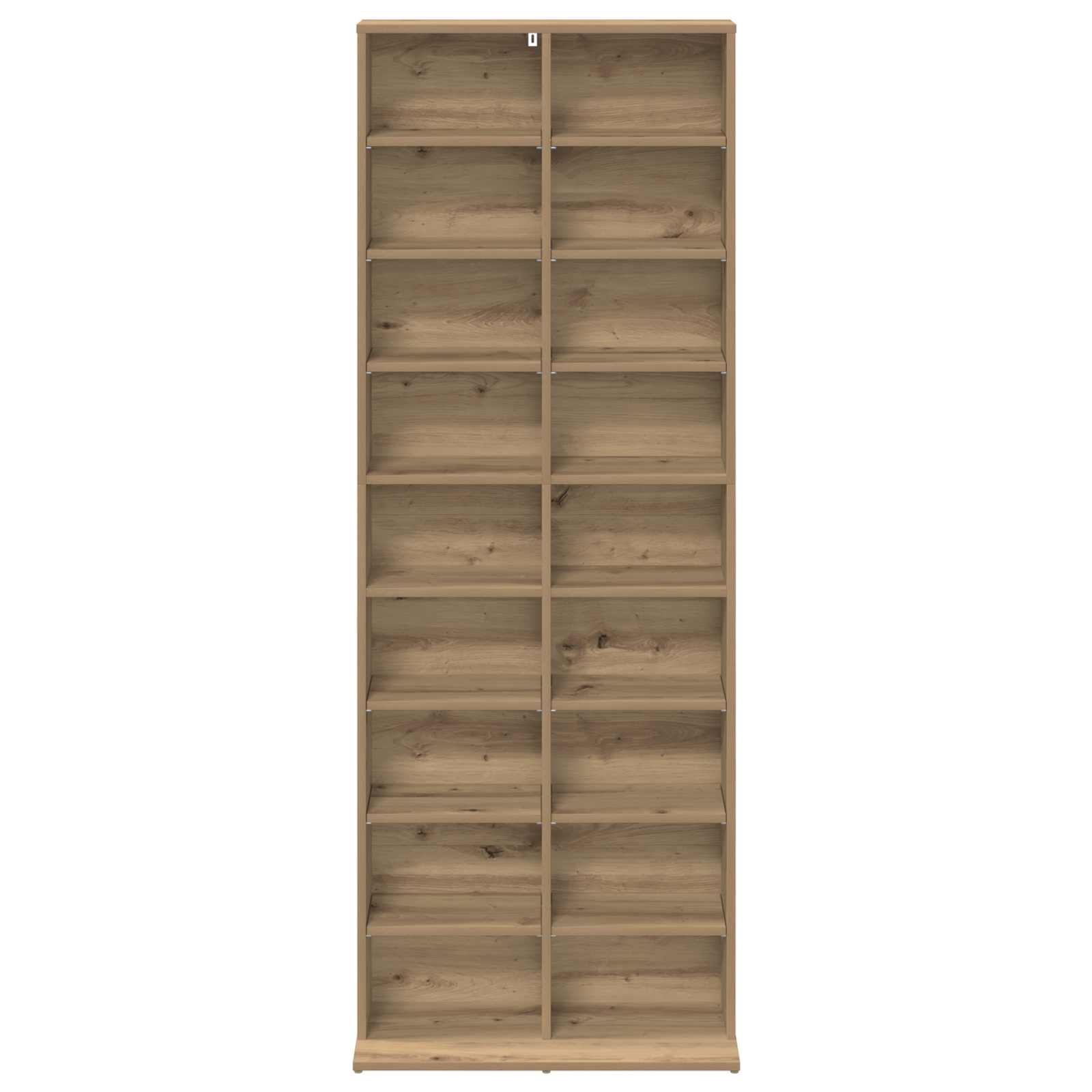 vidaXL Kabinet na płyty CD Dąb artisan 65 x 23,5 x 175 cm