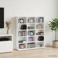 vidaXL Kabinet na płyty CD Biały 96 x 23,5 x 97,5 cm