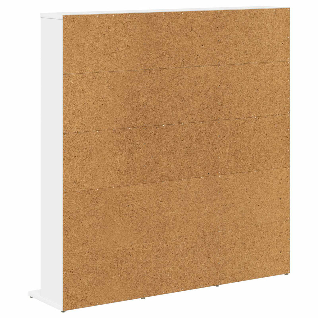 vidaXL Kabinet na płyty CD Biały 96 x 23,5 x 97,5 cm