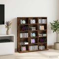 vidaXL Kabinet na płyty CD Dąb wędzony 96 x 23,5 x 97,5 cm