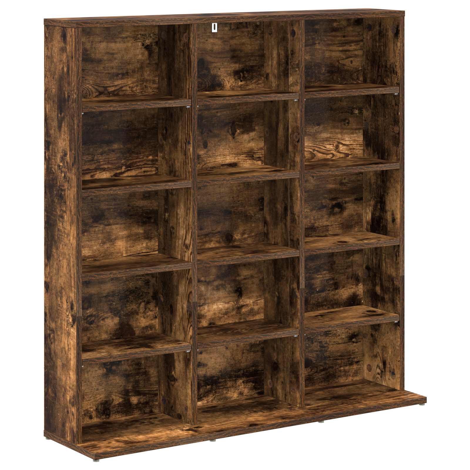 vidaXL Kabinet na płyty CD Dąb wędzony 96 x 23,5 x 97,5 cm