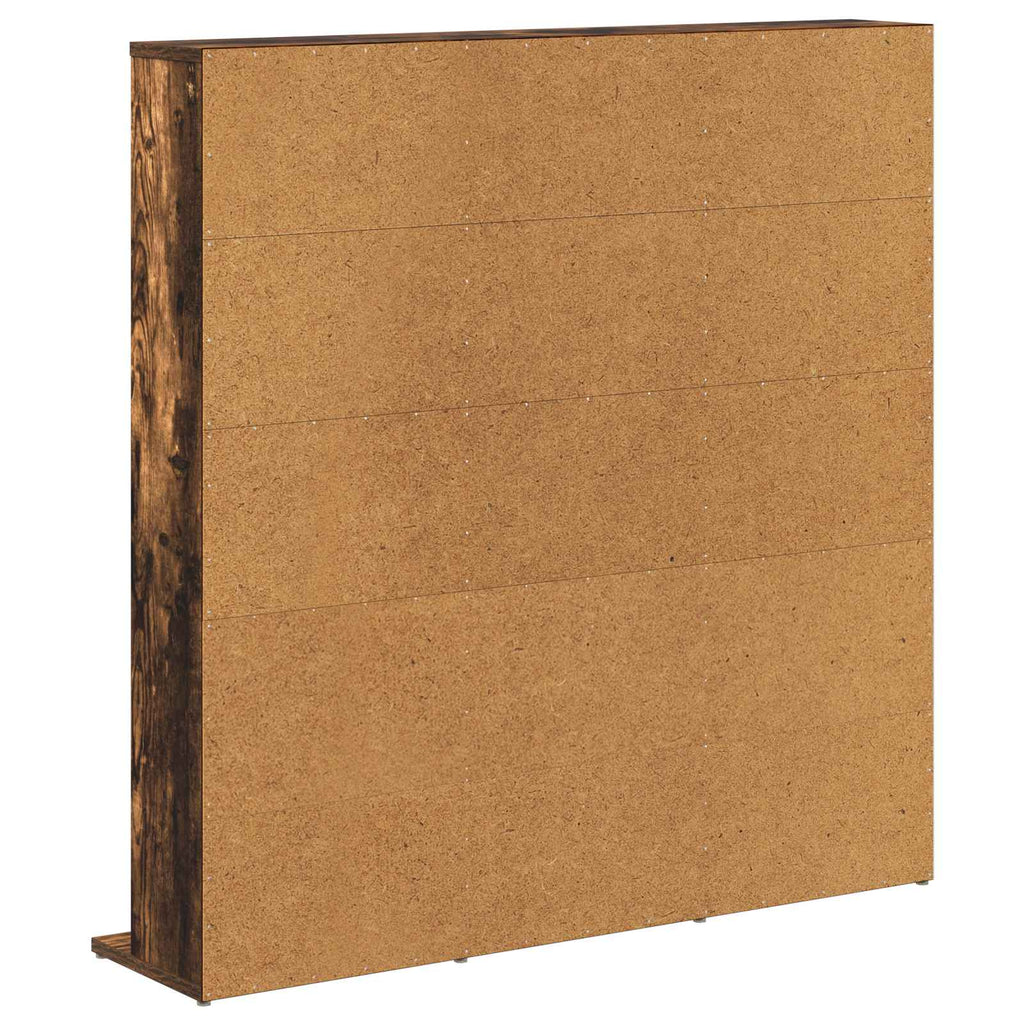 vidaXL Kabinet na płyty CD Dąb wędzony 96 x 23,5 x 97,5 cm