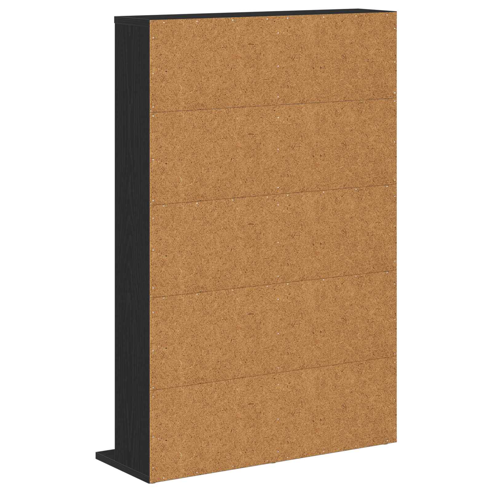 vidaXL Kabinet na płyty CD Czarny dąb 65 x 23,5 x 97,5 cm