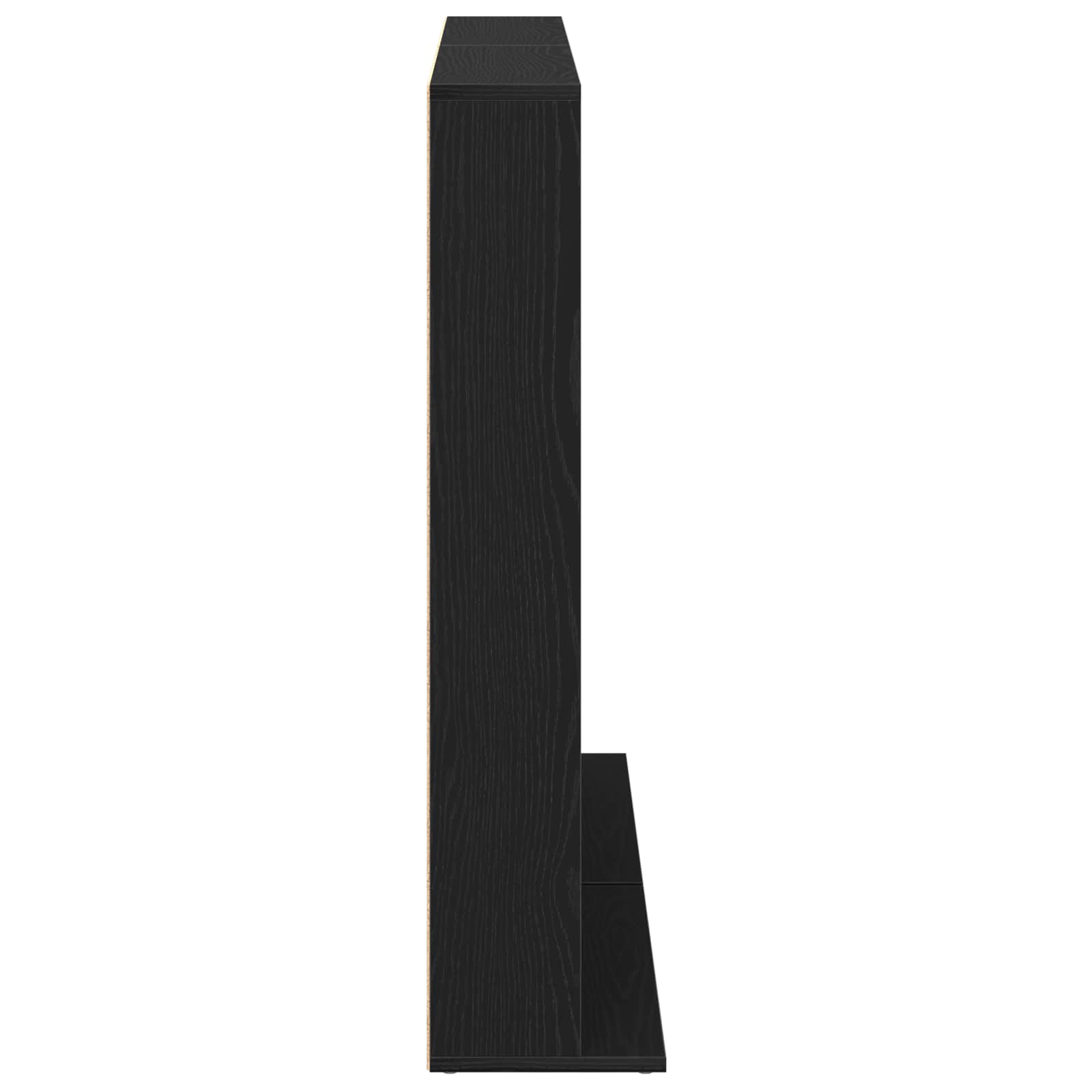 vidaXL Kabinet na płyty CD 2 szt. Czarny dąb 65 x 23,5 x 97,5 cm