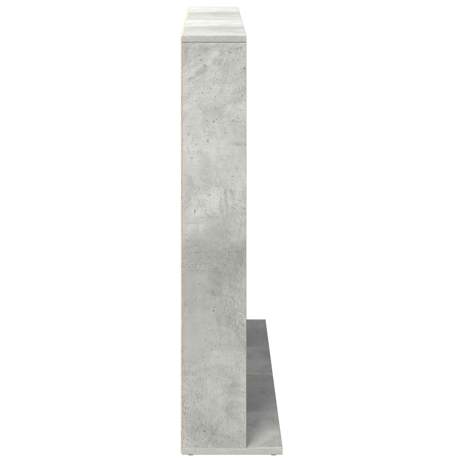 vidaXL Kabinet na płyty CD 2 szt. Betonowy szary 65 x 23,5 x 97,5 cm