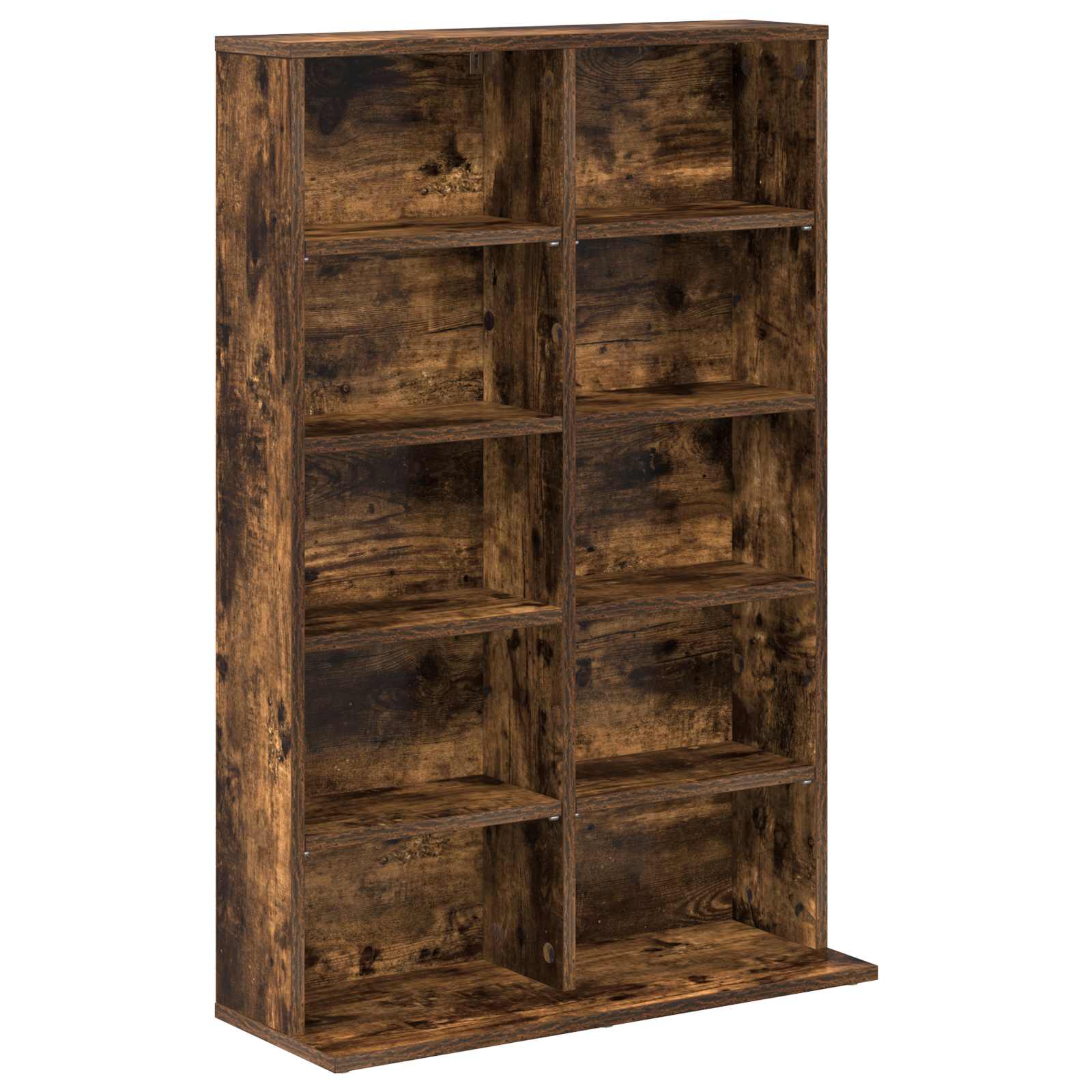vidaXL Kabinet na płyty CD Dąb wędzony 65 x 23,5 x 97,5 cm