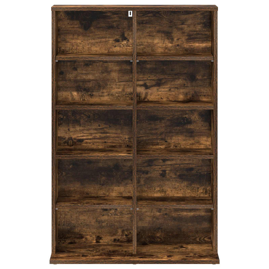 vidaXL Kabinet na płyty CD Dąb wędzony 65 x 23,5 x 97,5 cm