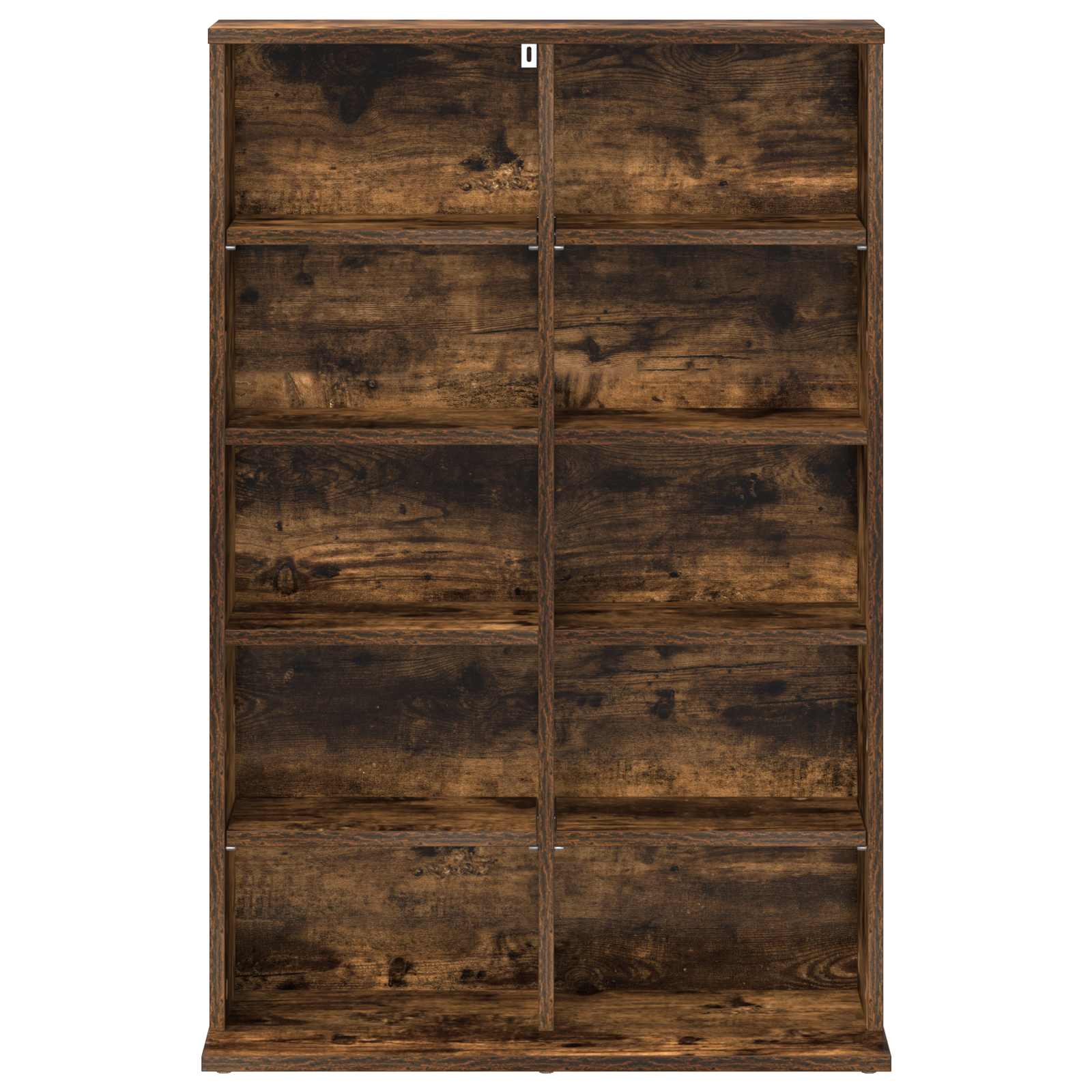vidaXL Kabinet na płyty CD Dąb wędzony 65 x 23,5 x 97,5 cm