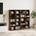 vidaXL Kabinet na płyty CD 2 szt. Dąb wędzony 65 x 23,5 x 97,5 cm