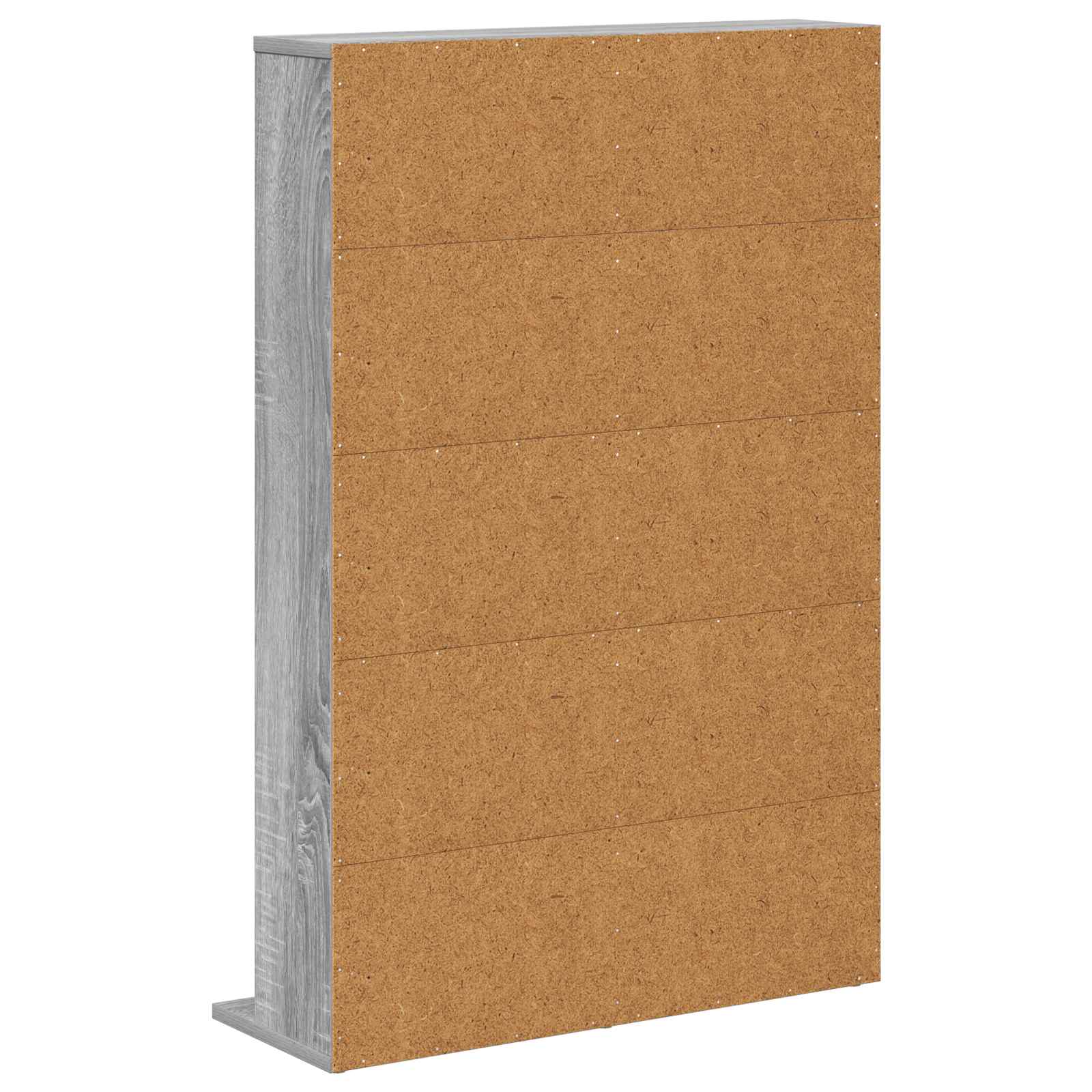 vidaXL Kabinet na płyty CD Szary Sonoma 65 x 23,5 x 97,5 cm