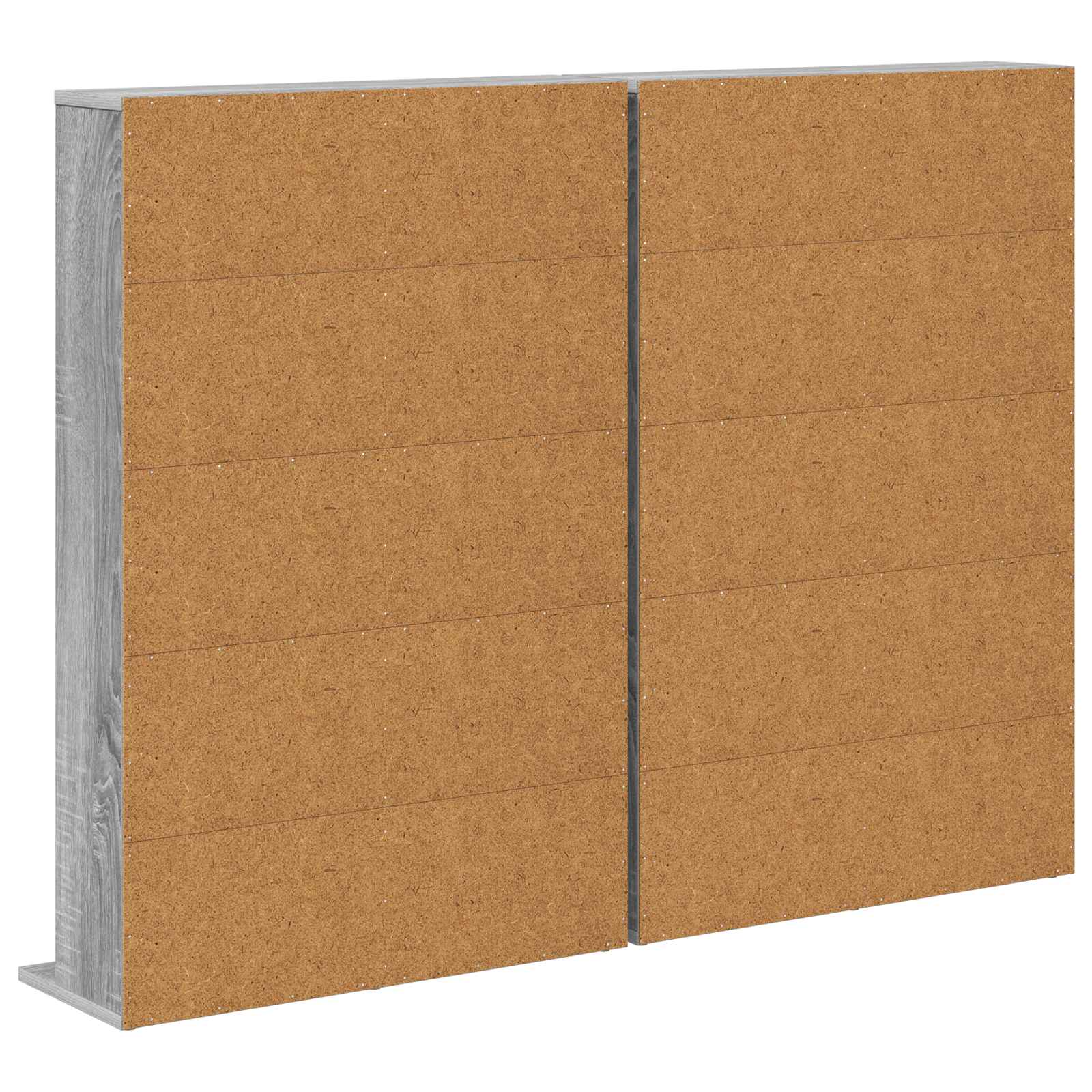 vidaXL Kabinet na płyty CD 2 szt. Szary Sonoma 65 x 23,5 x 97,5 cm