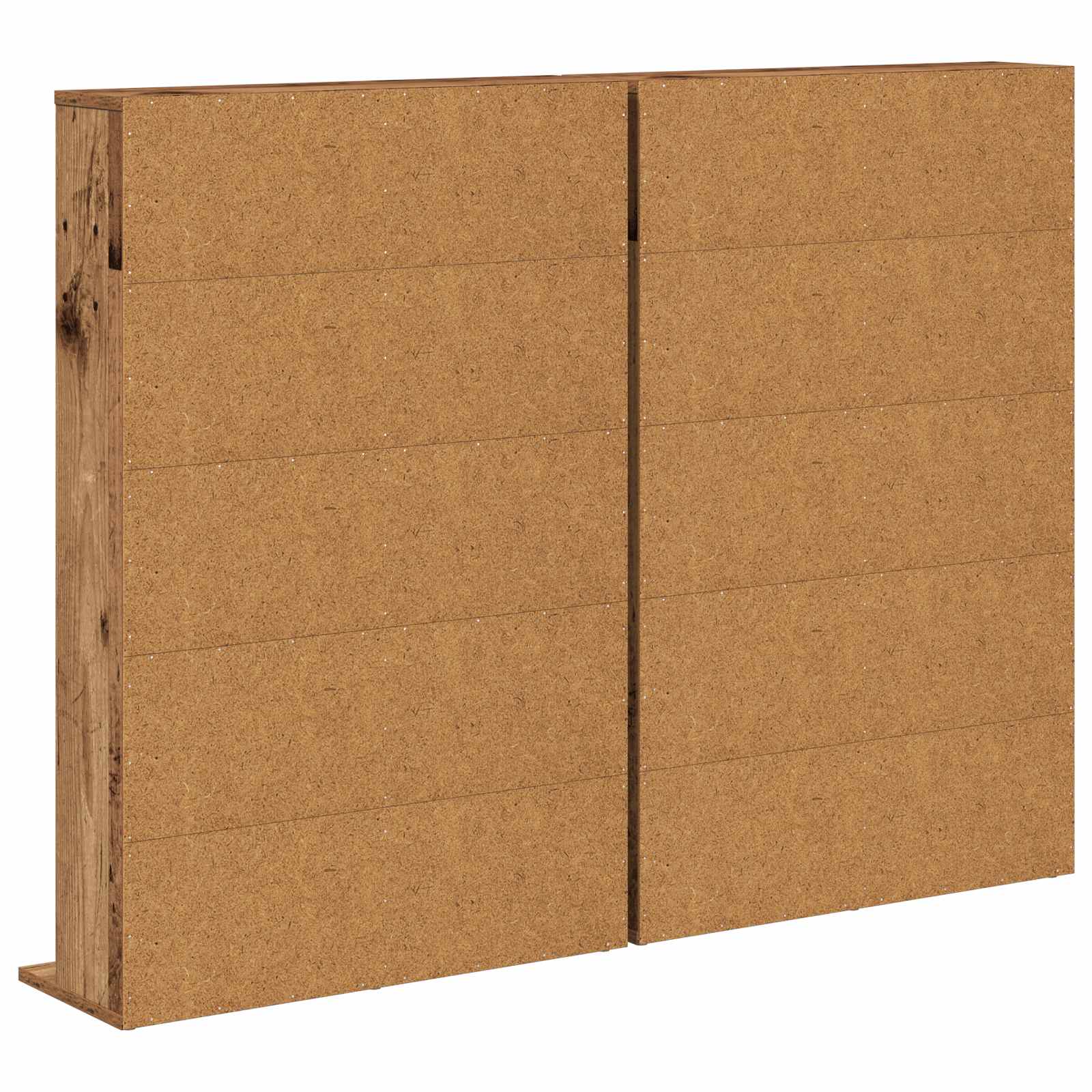 vidaXL Kabinet na płyty CD 2 szt. Stare drewno 65 x 23,5 x 97,5 cm