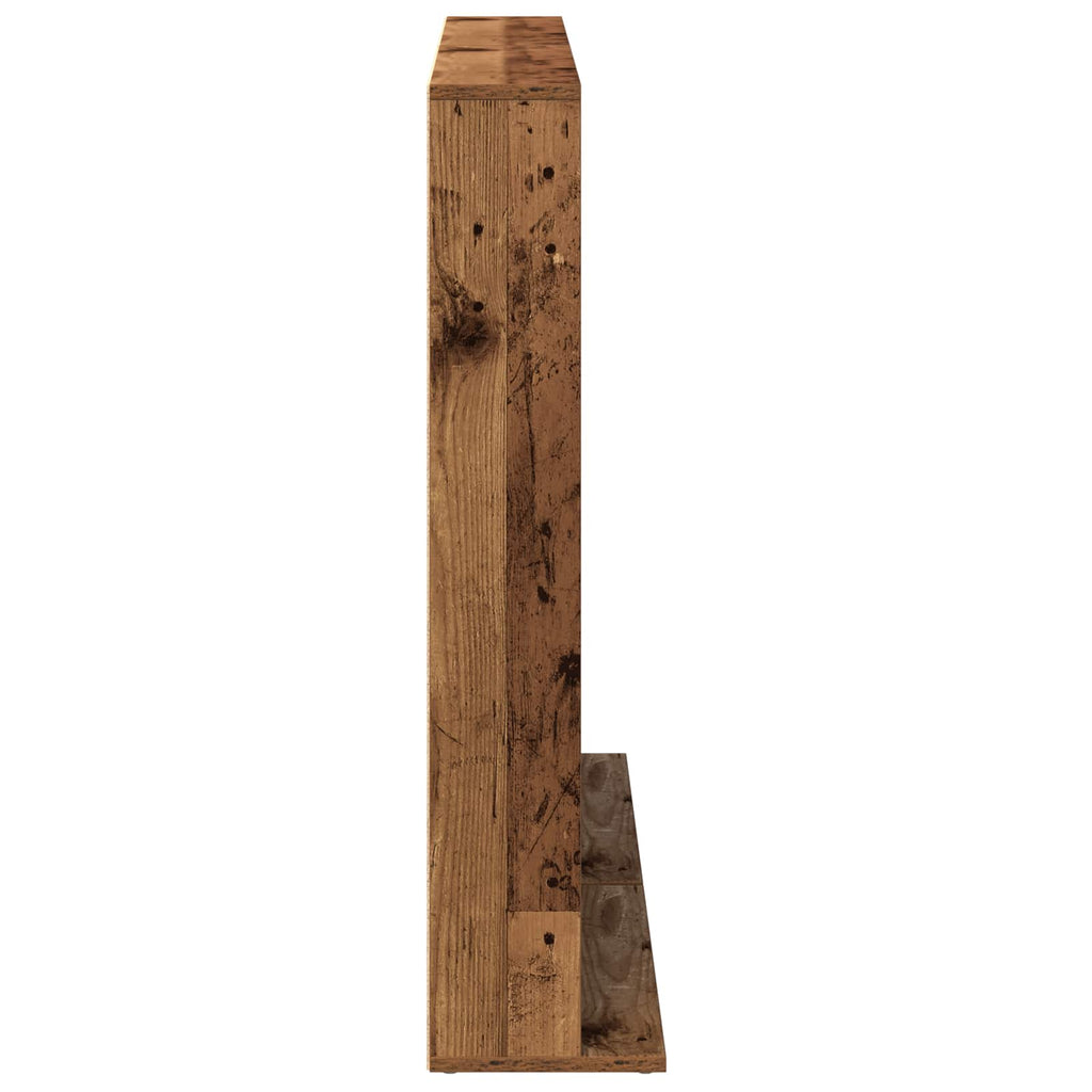 vidaXL Kabinet na płyty CD 2 szt. Stare drewno 65 x 23,5 x 97,5 cm
