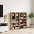 vidaXL Kabinet na płyty CD 2 szt. Dąb artisan 65 x 23,5 x 97,5 cm