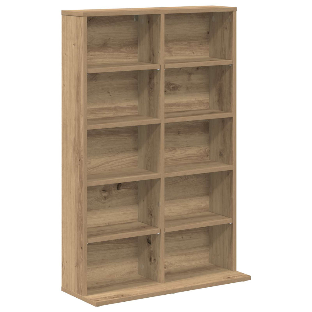 vidaXL Kabinet na płyty CD 2 szt. Dąb artisan 65 x 23,5 x 97,5 cm