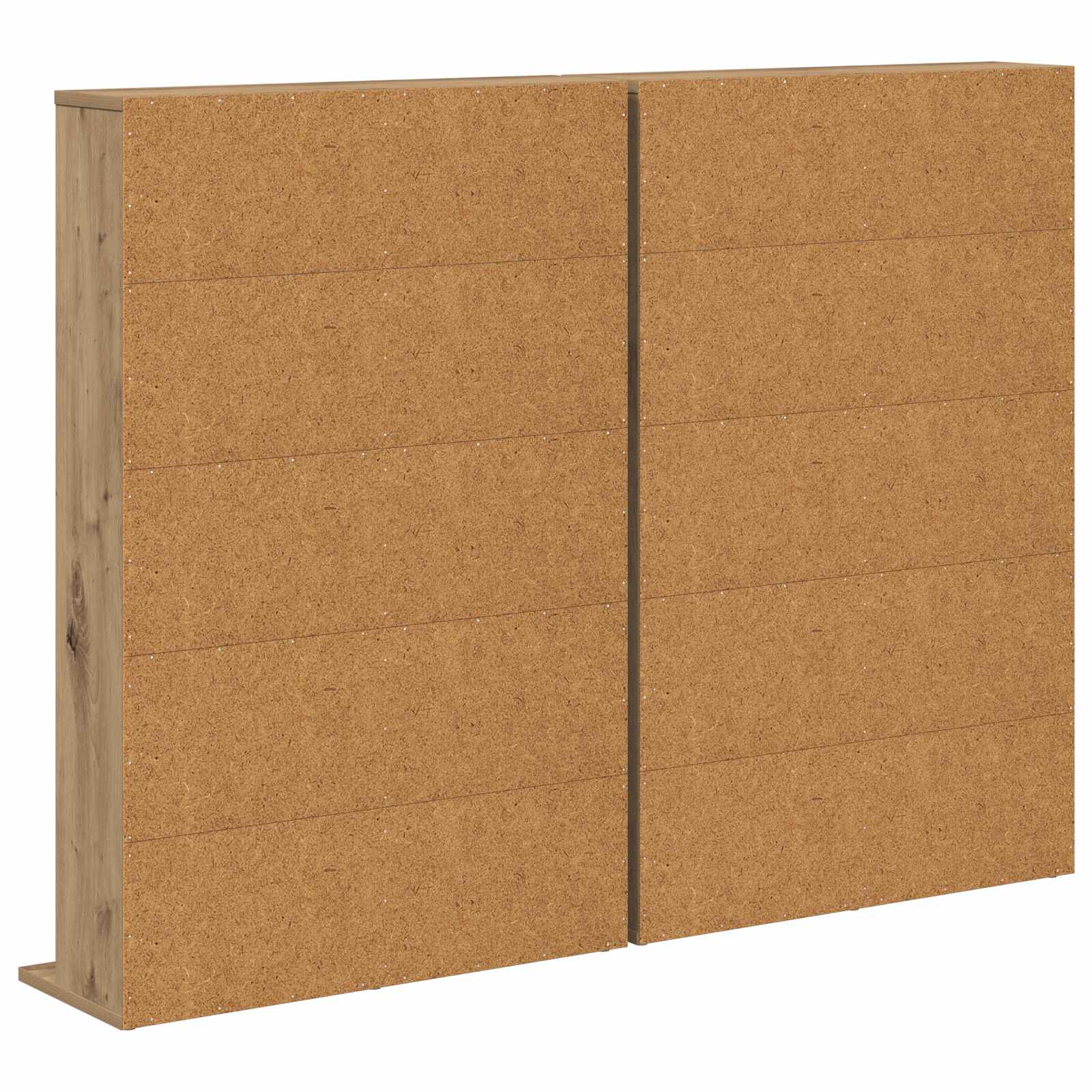 vidaXL Kabinet na płyty CD 2 szt. Dąb artisan 65 x 23,5 x 97,5 cm