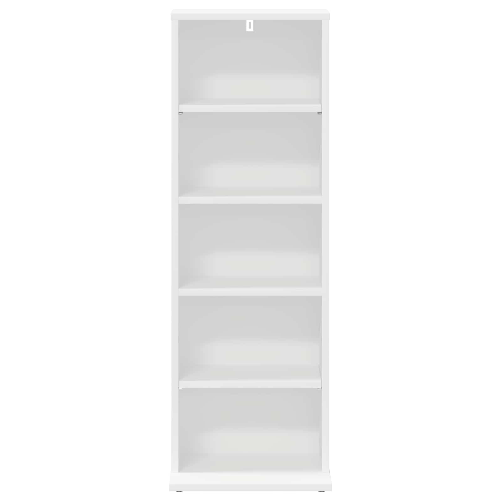 vidaXL Kabinet na płyty CD Biały 33 x 23,5 x 97,5 cm