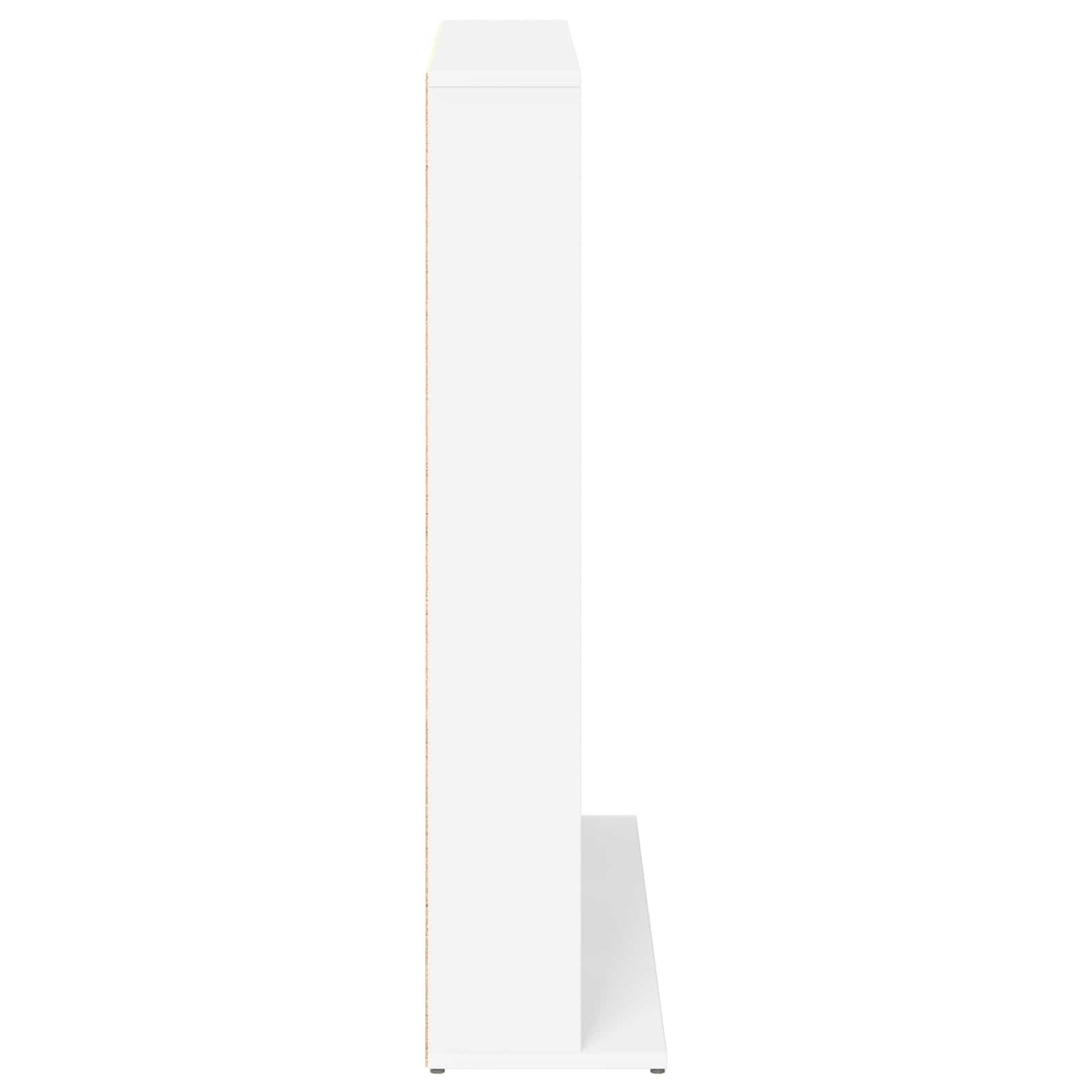 vidaXL Kabinet na płyty CD Biały 33 x 23,5 x 97,5 cm