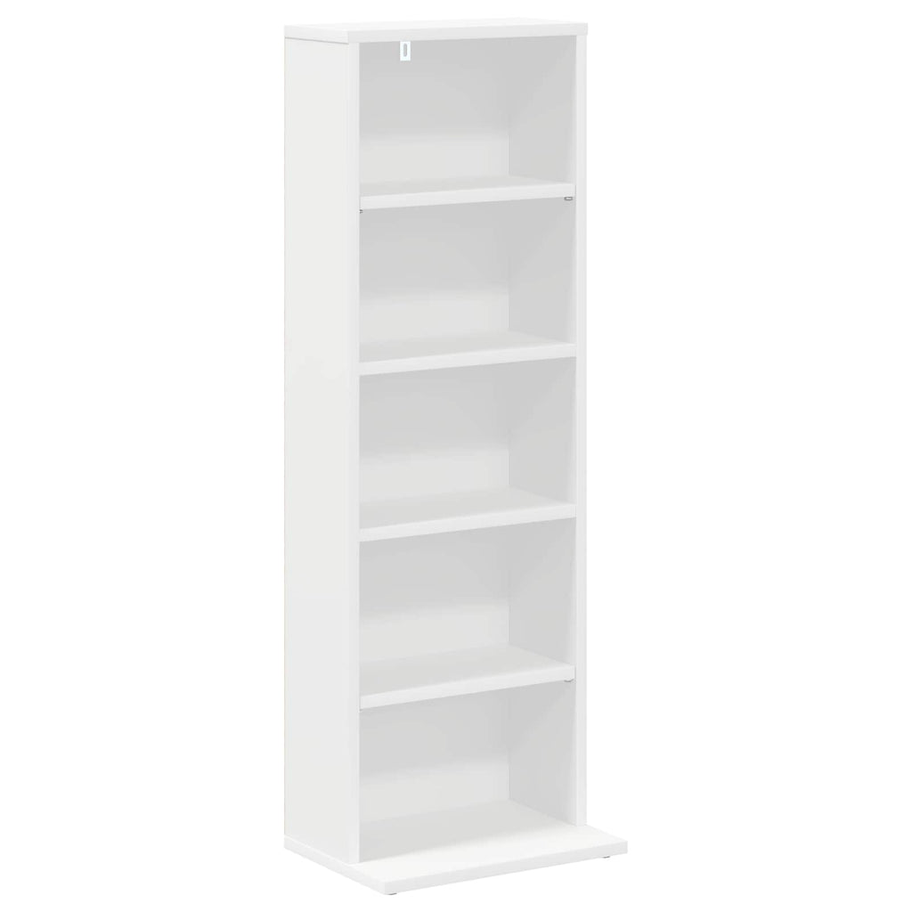 vidaXL Kabinet na płyty CD 2 szt. Biały 33 x 23,5 x 97,5 cm