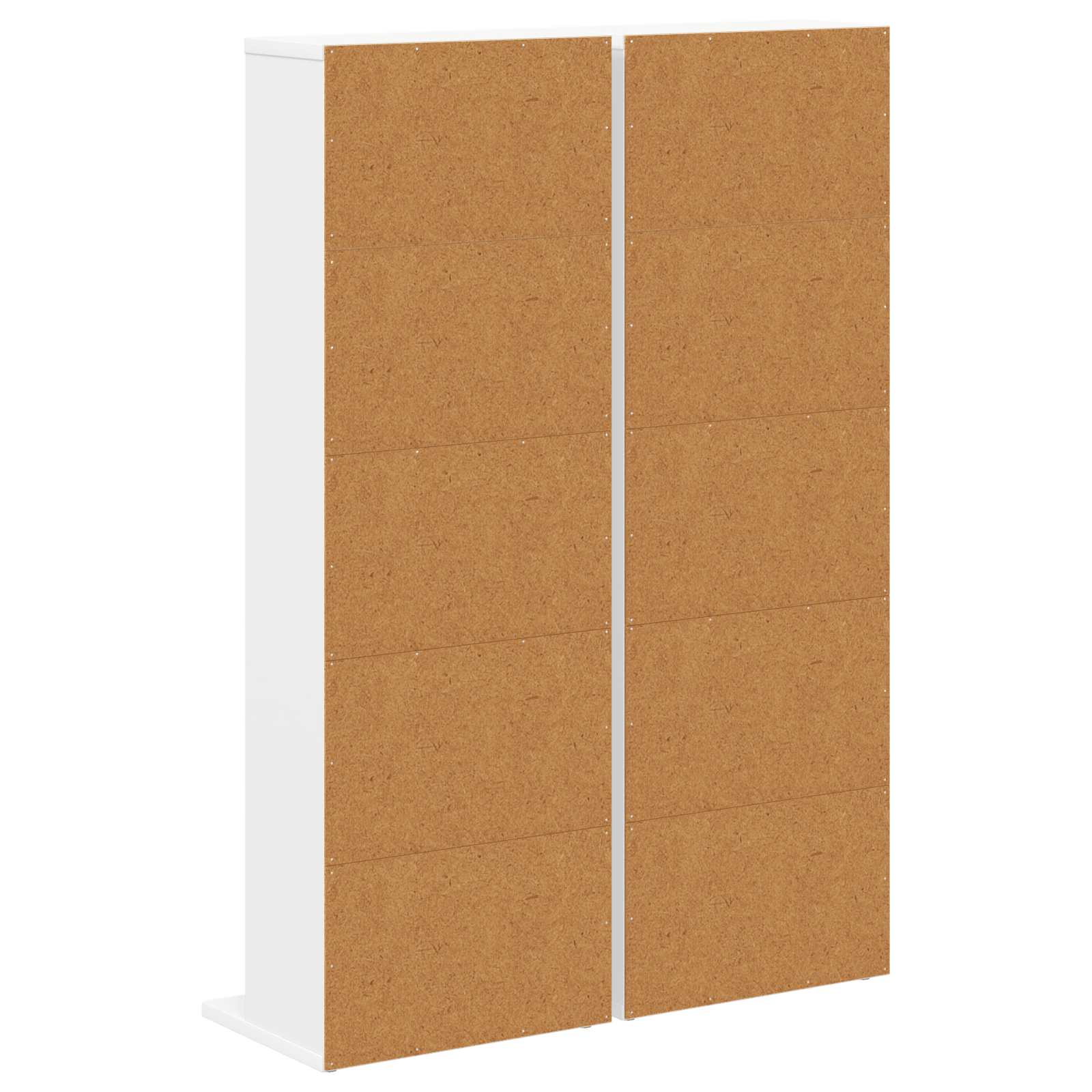 vidaXL Kabinet na płyty CD 2 szt. Biały 33 x 23,5 x 97,5 cm