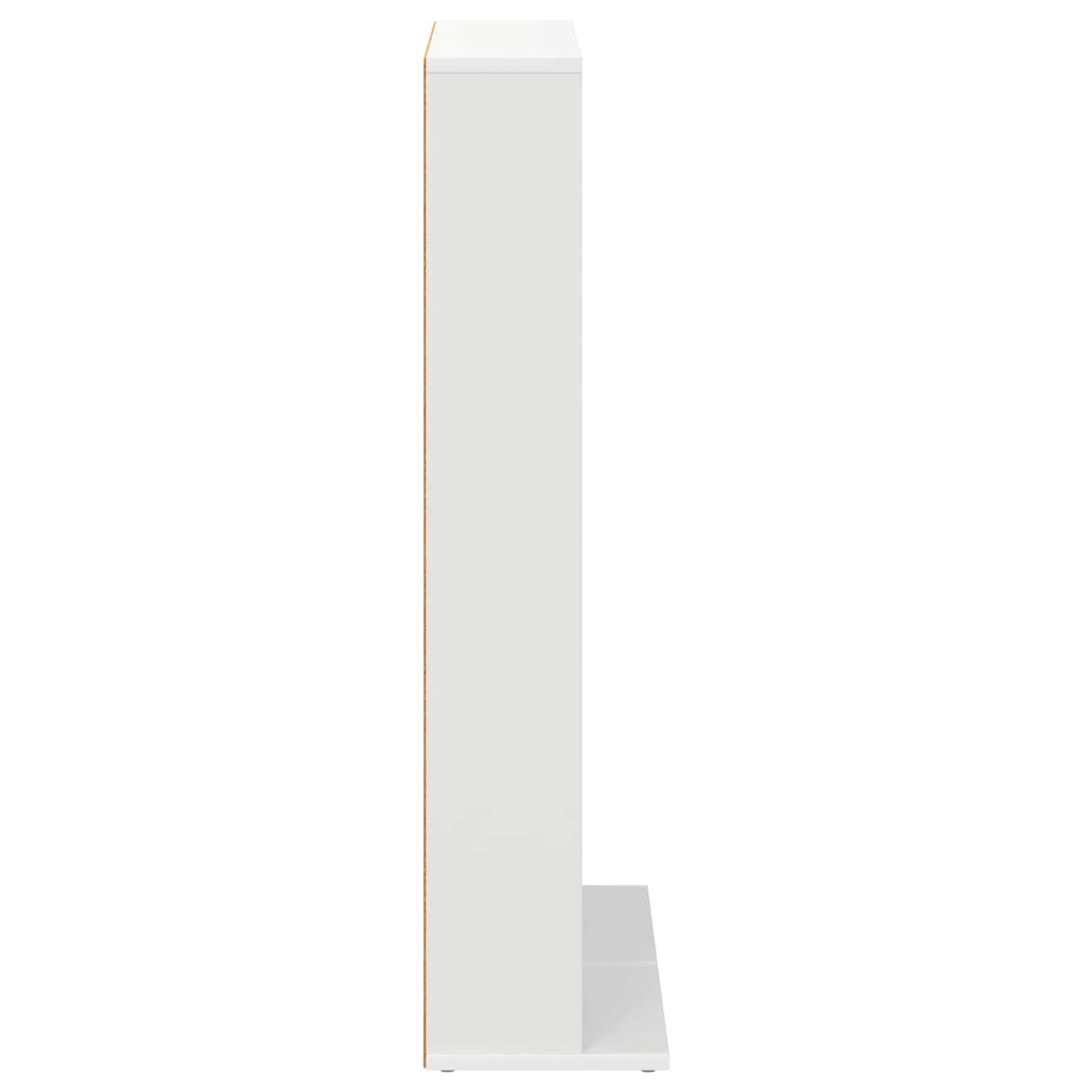 vidaXL Kabinet na płyty CD 2 szt. Biały 33 x 23,5 x 97,5 cm