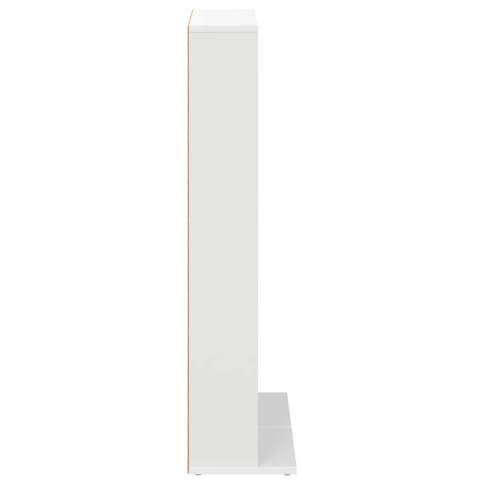 vidaXL Kabinet na płyty CD 2 szt. Biały 33 x 23,5 x 97,5 cm