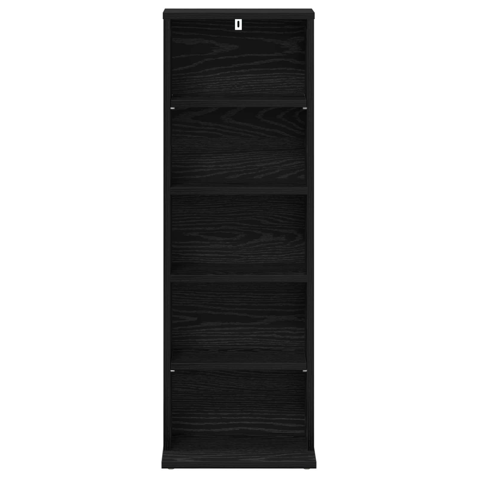 vidaXL Kabinet na płyty CD Czarny dąb 33 x 23,5 x 97,5 cm