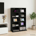 vidaXL Kabinet na płyty CD 2 szt. Czarny dąb 33 x 23,5 x 97,5 cm