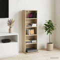 vidaXL Kabinet na płyty CD dąb Sonoma 33 x 23,5 x 97,5 cm