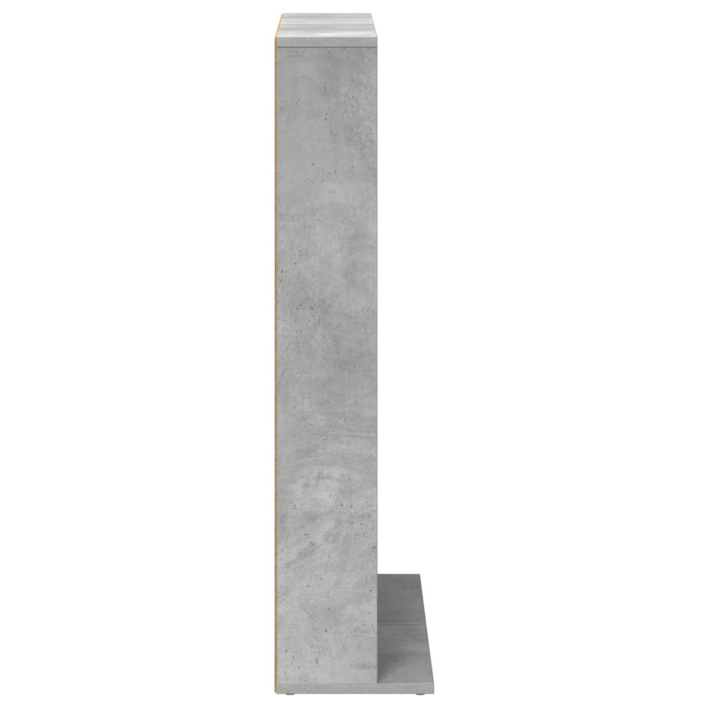 vidaXL Kabinet na płyty CD 2 szt. Betonowy szary 33 x 23,5 x 97,5 cm